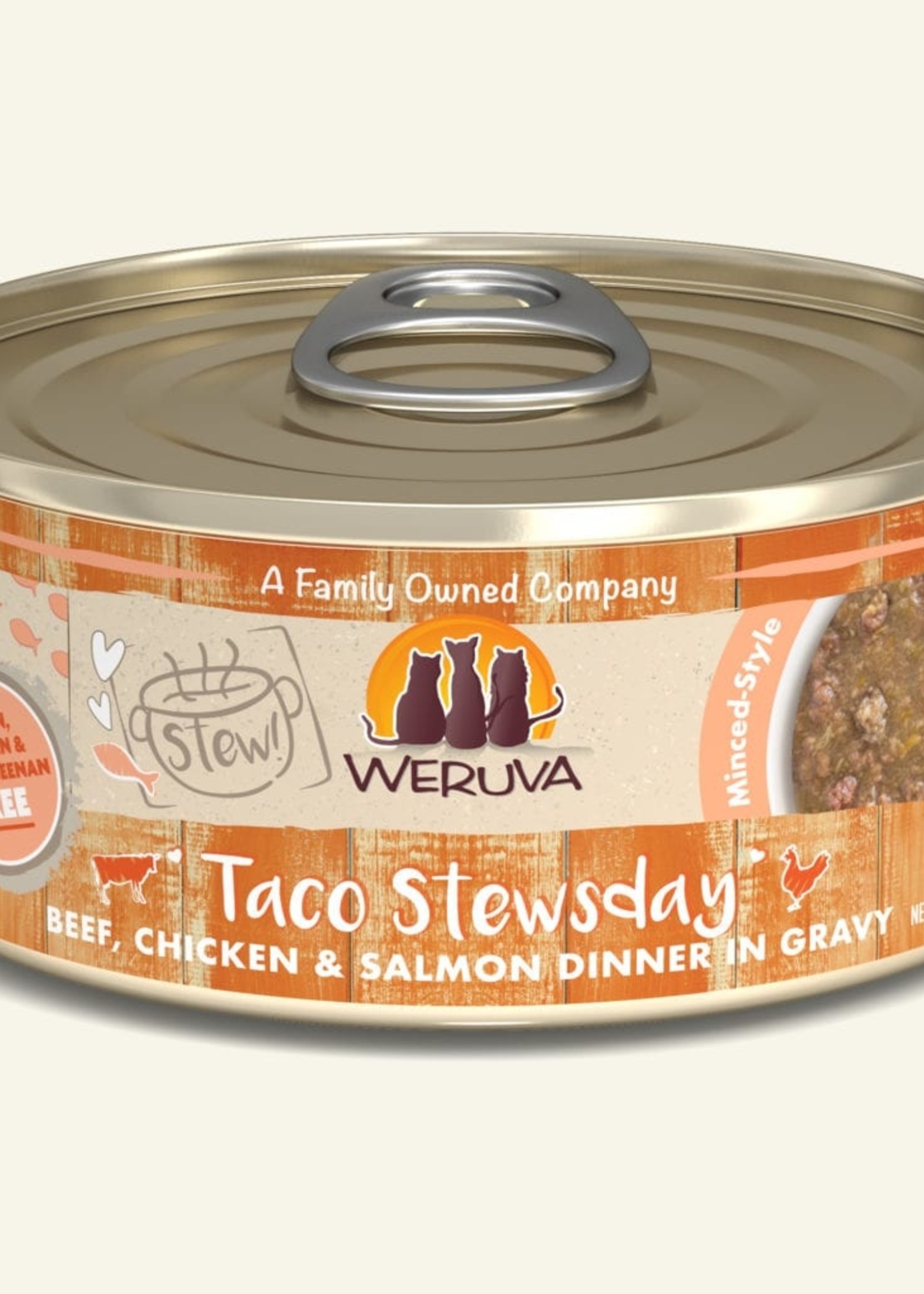 Weruva Weruva Classic Cat Taco Stewsday  Wet Cat Food 5.5oz Case