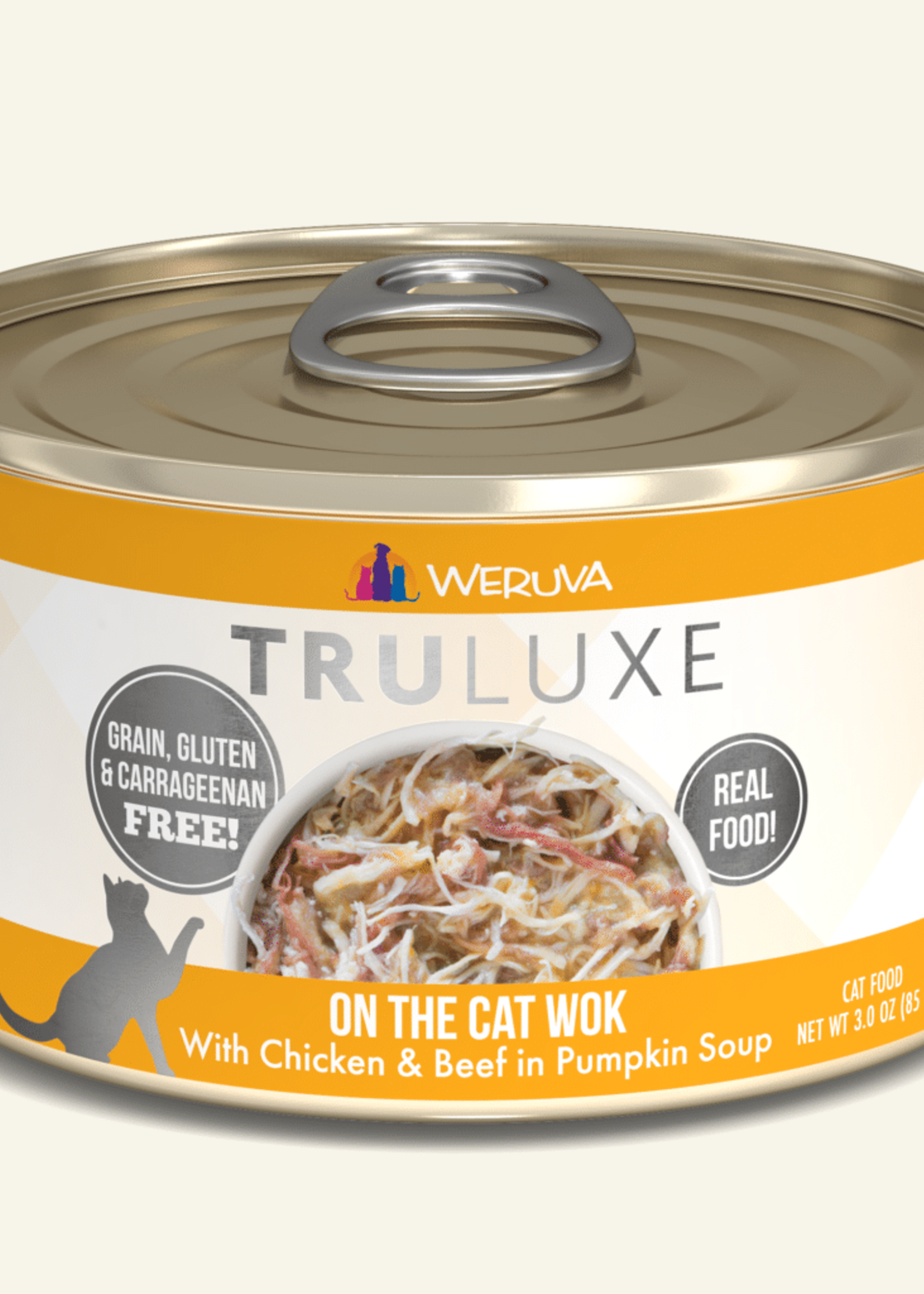 Weruva Weruva's TruLuxe On The Cat Wok 3oz Wet Cat Food Case