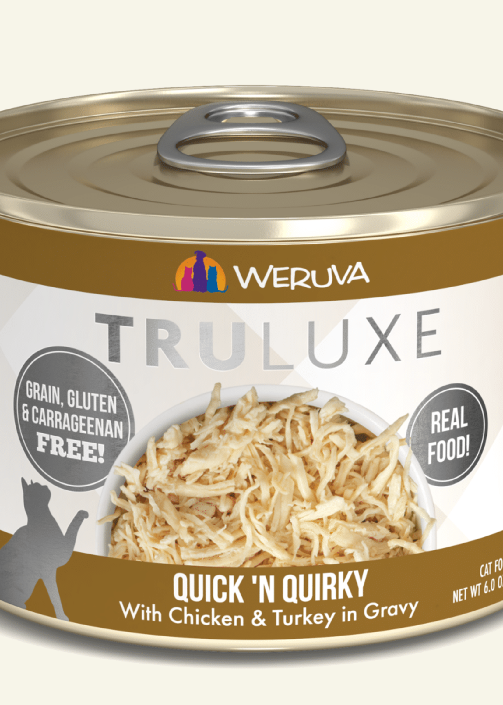 Weruva Weruva's TruLuxe Quick 'N Quirky 6oz Wet Cat Food Case