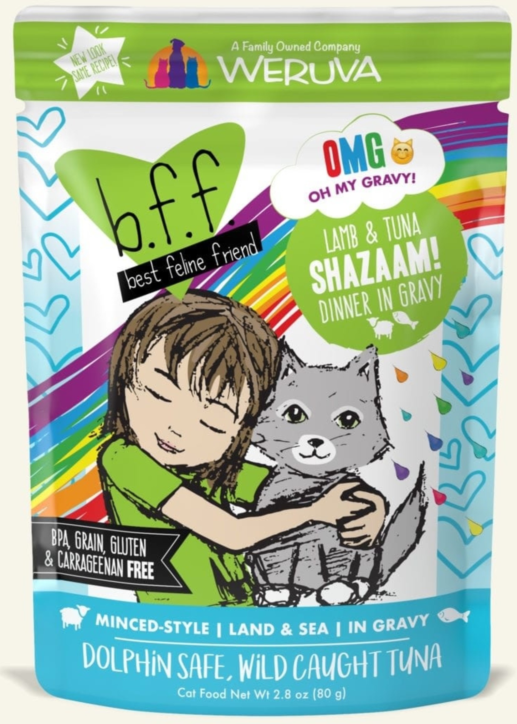 Weruva B.F.F. OMG Shazaam! Wet Cat Food 2.8 oz