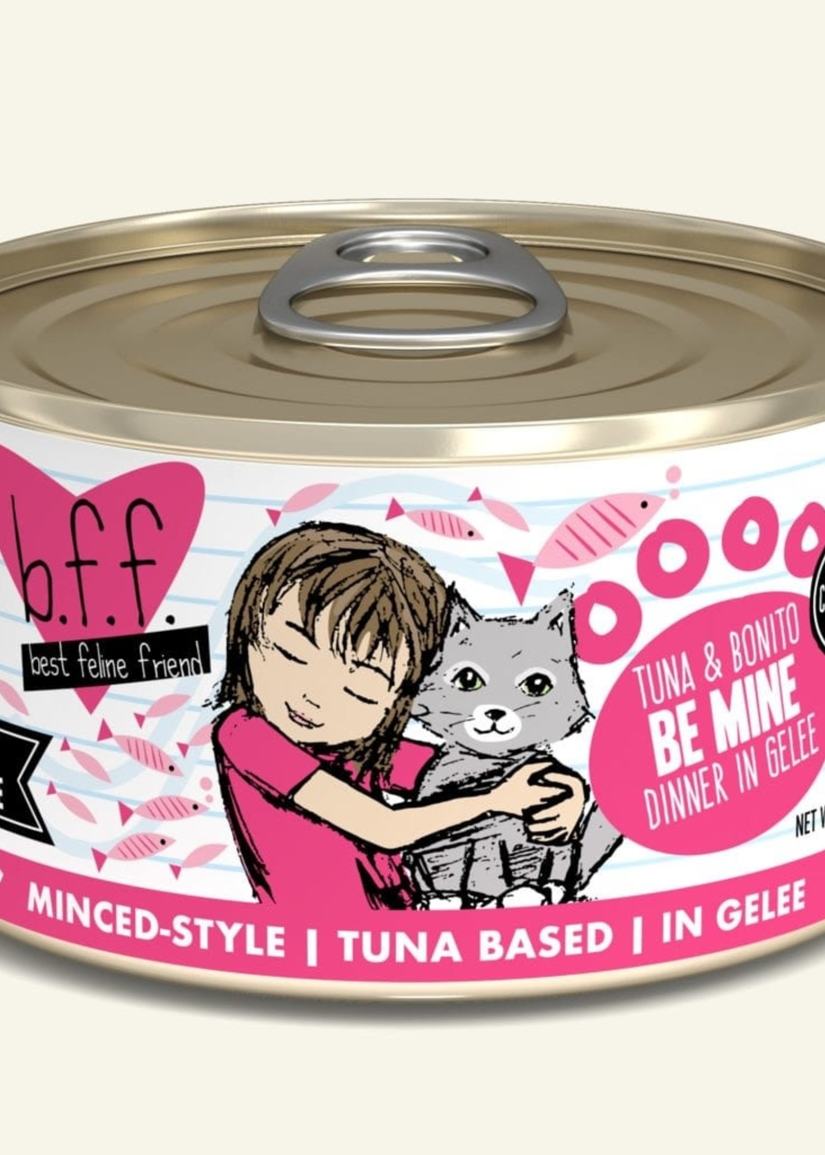 Weruva B.F.F.  Tuna & Bonito in Gelée 3oz Can Wet Cat Food