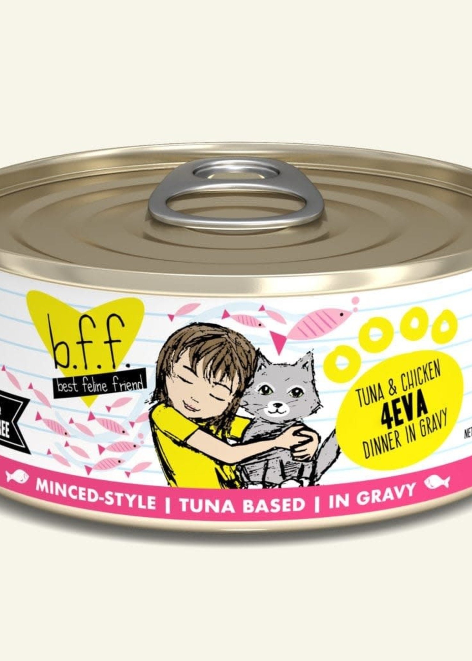 Weruva B.F.F. Tuna & Chicken 4Eva in Gravy  5.5oz Can