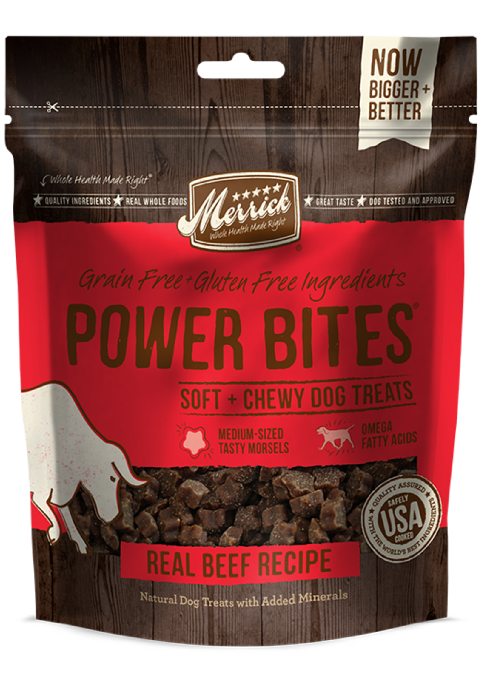 Merrick Pet Foods Merrick Power Bite Beef Dog 6 oz