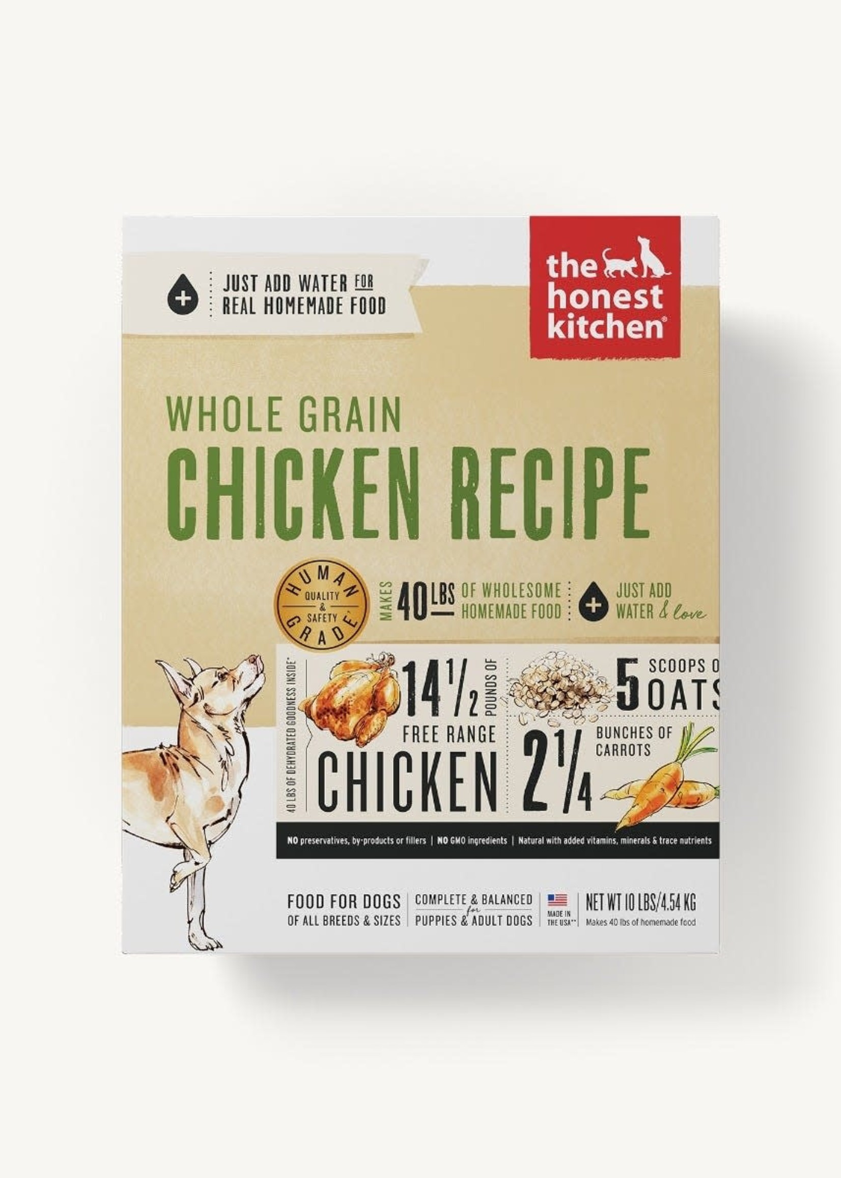 The Honest Kitchen Honest Kitchen Whole Grain Chicken 10lb Dehydrated Dog Food