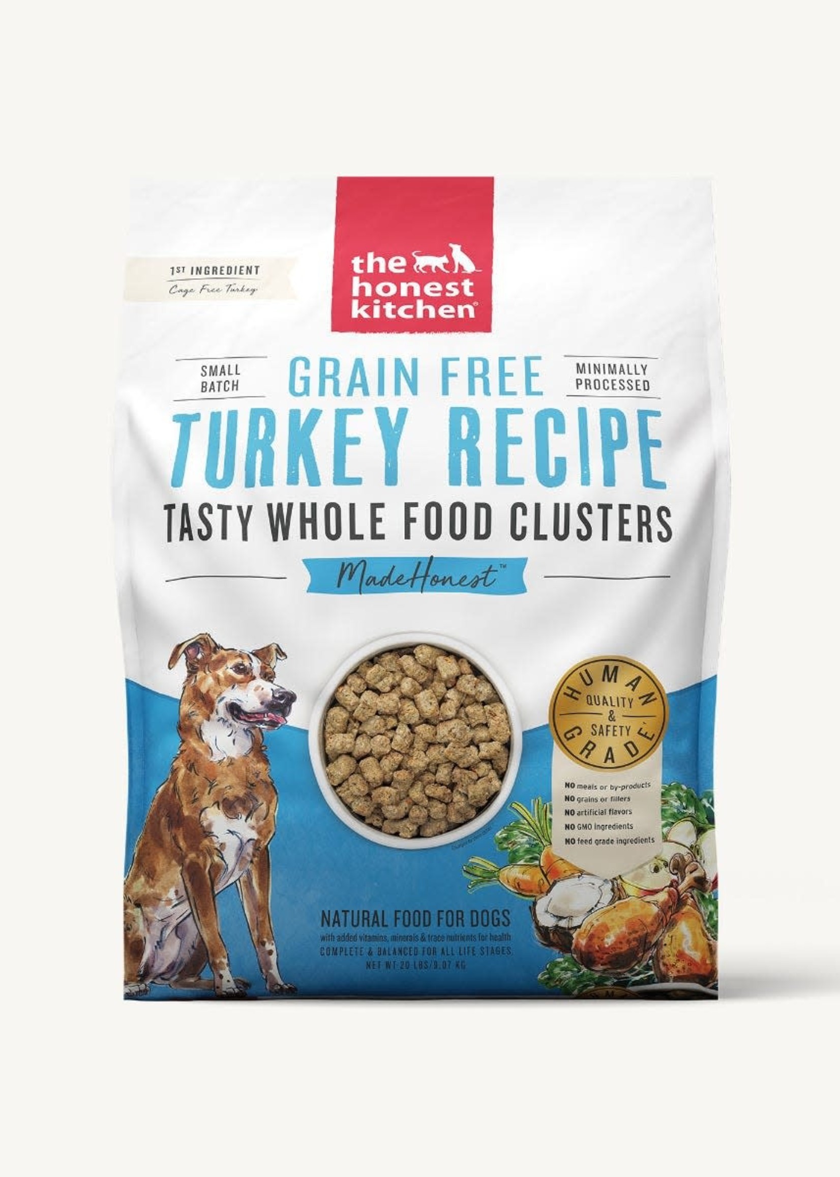 The Honest Kitchen The Honest Kitchen Whole Food Clusters Turkey 20lbs