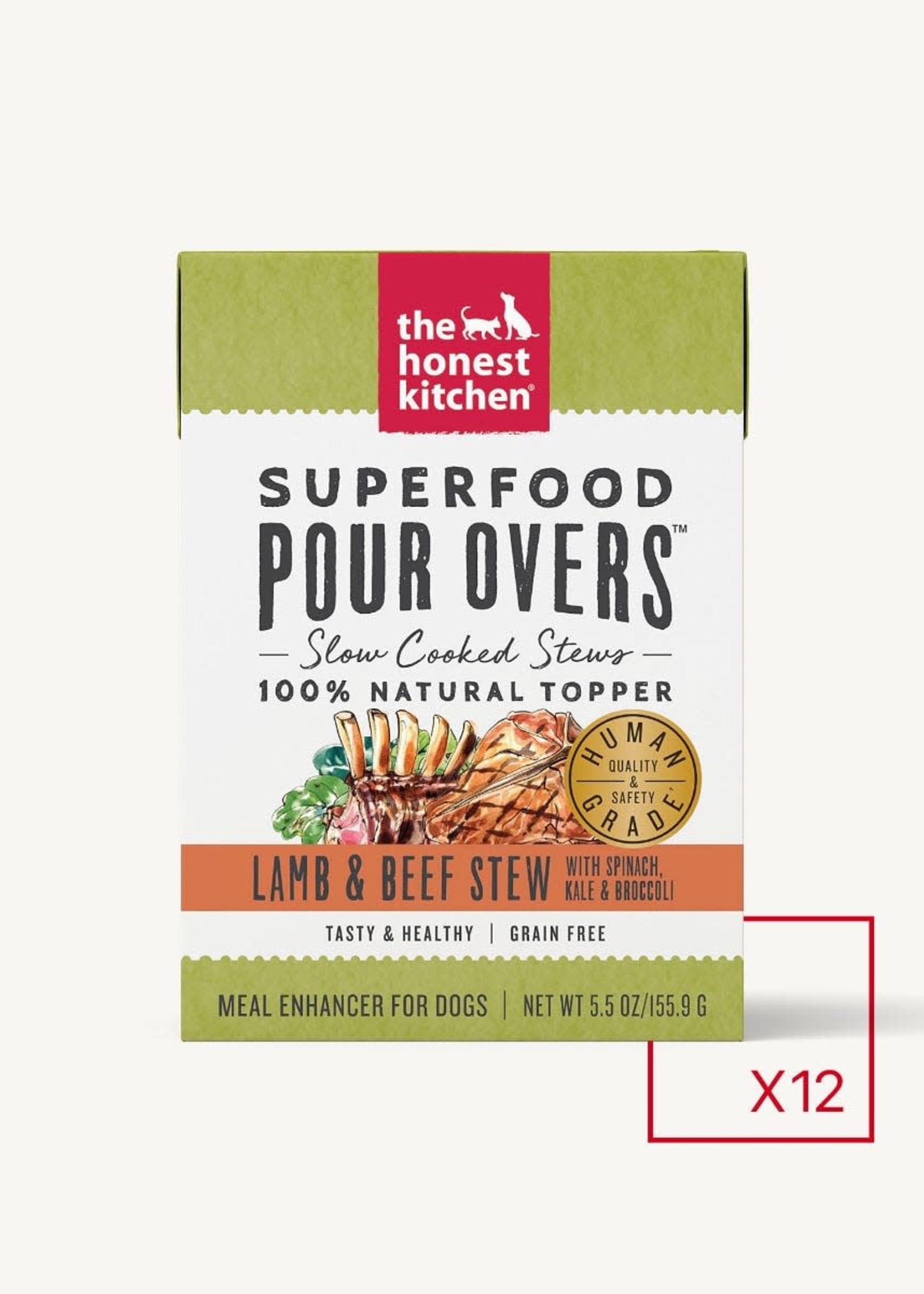 The Honest Kitchen The Honest Kitchen Superfood Pour Over Lamb & Beef Stew 5.5oz Single