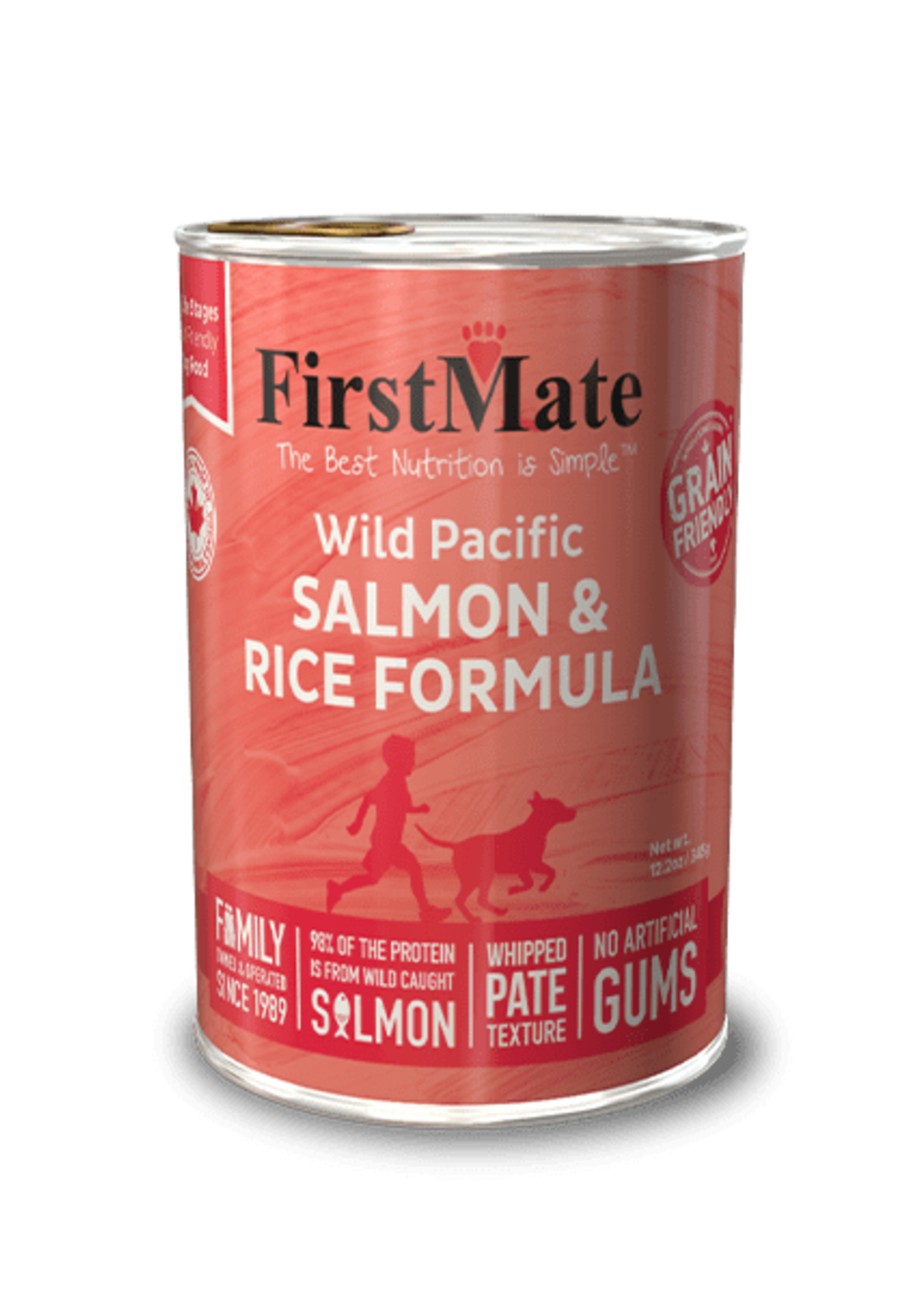 Firstmate Firstmate Dog Salmon & Rice 12.2 oz