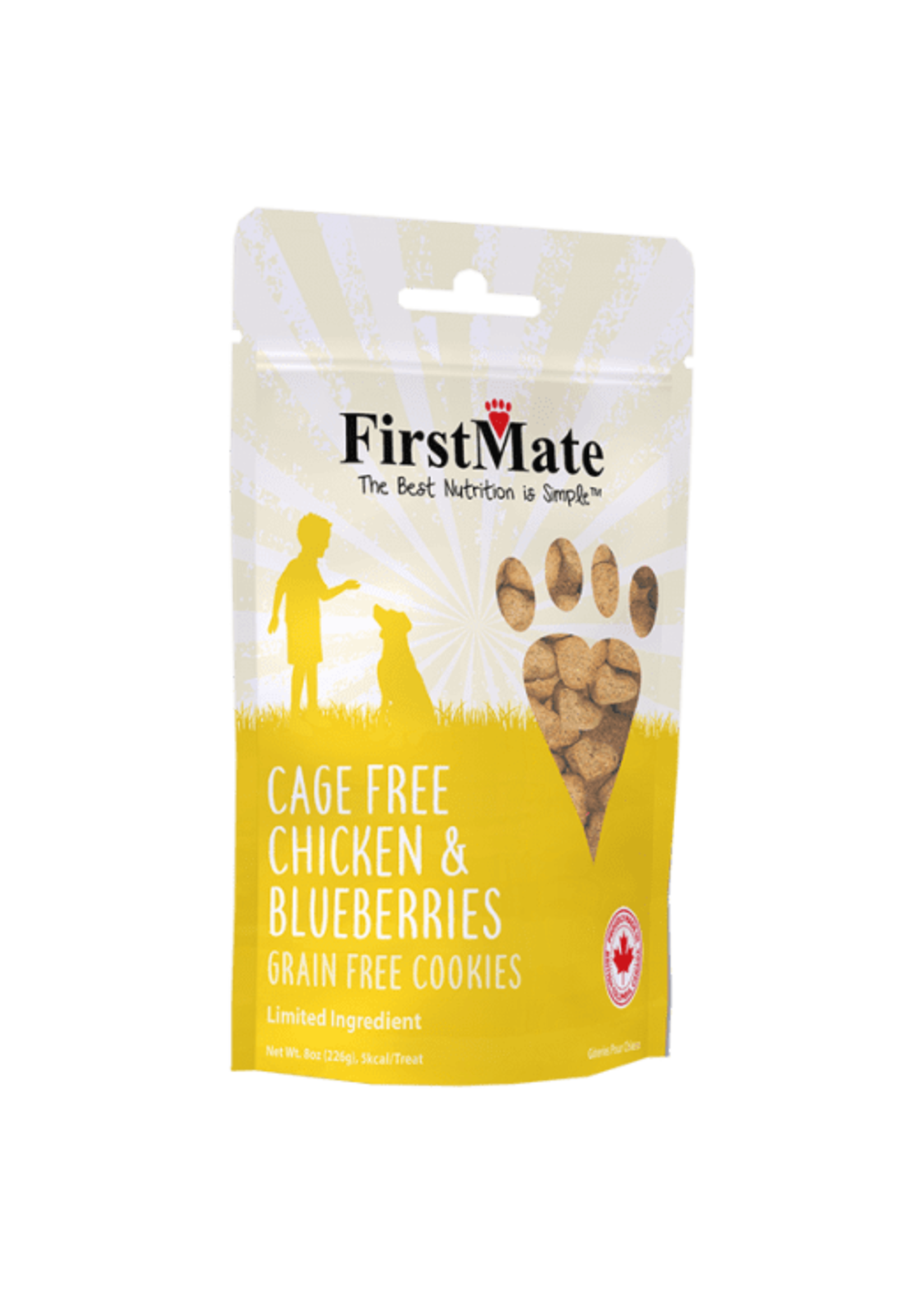 Firstmate Firstmate Treat Cage Free Chicken & Blue Berries