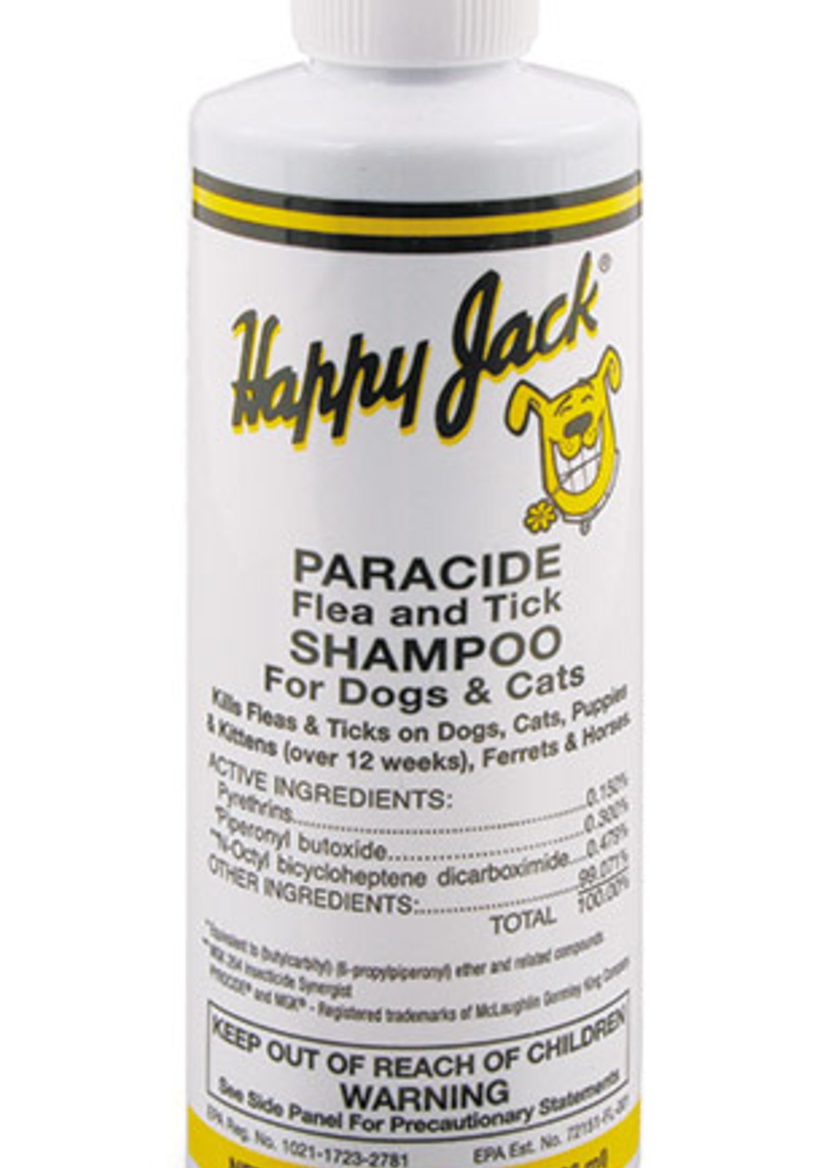 Happy Jack Happy Jack Paracide Flea & Tick Shampoo 8 fl oz