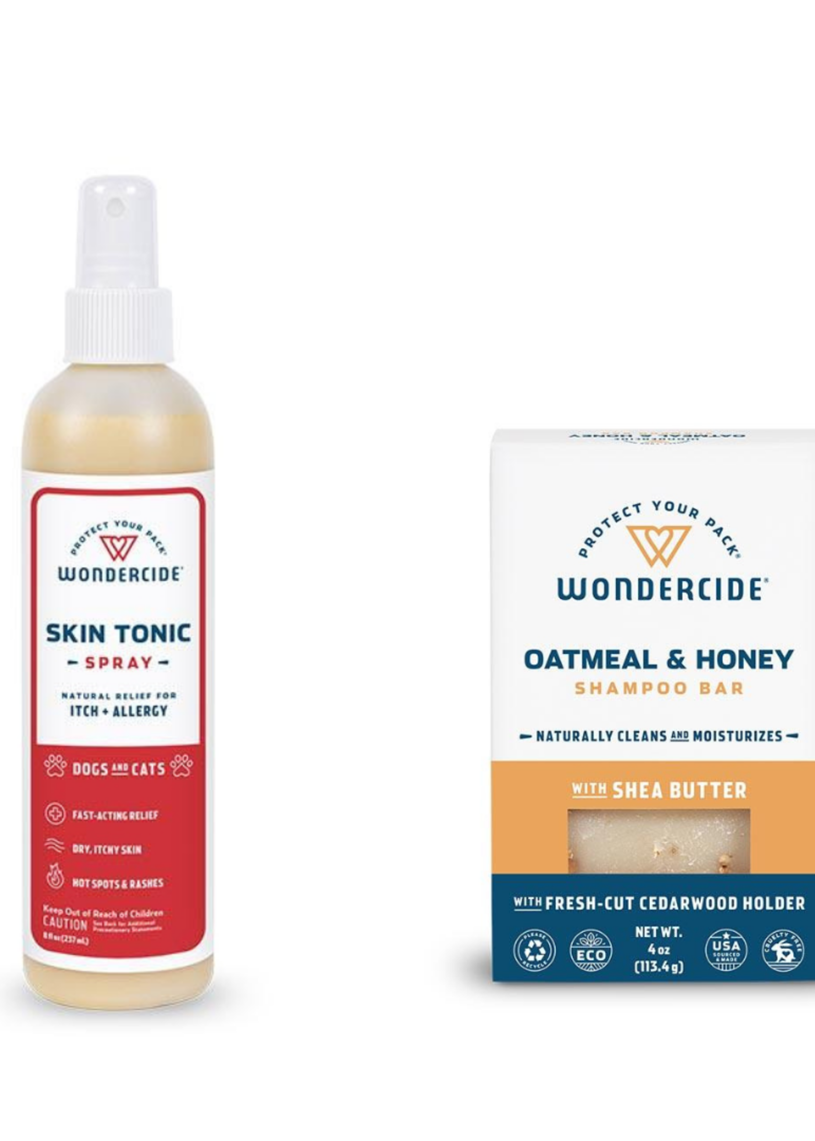 Wondercide Wondercide Skin Tonic & Oatmeal Shampoo Bar