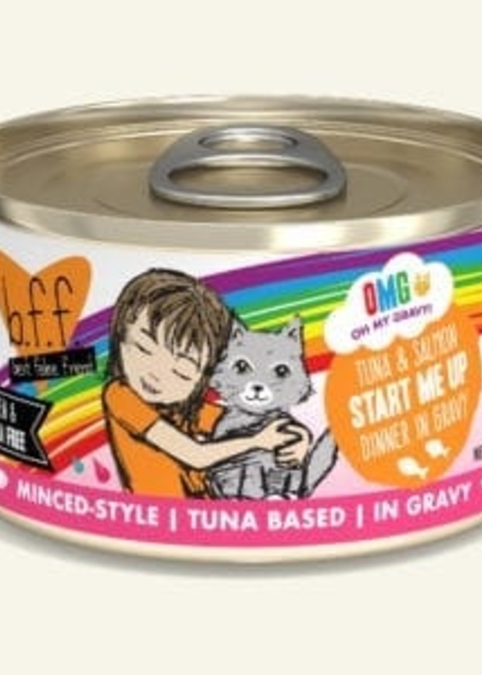 Weruva B.F.F. OMG Start Me Up Tuna & Salmon in Gravy 2.8oz