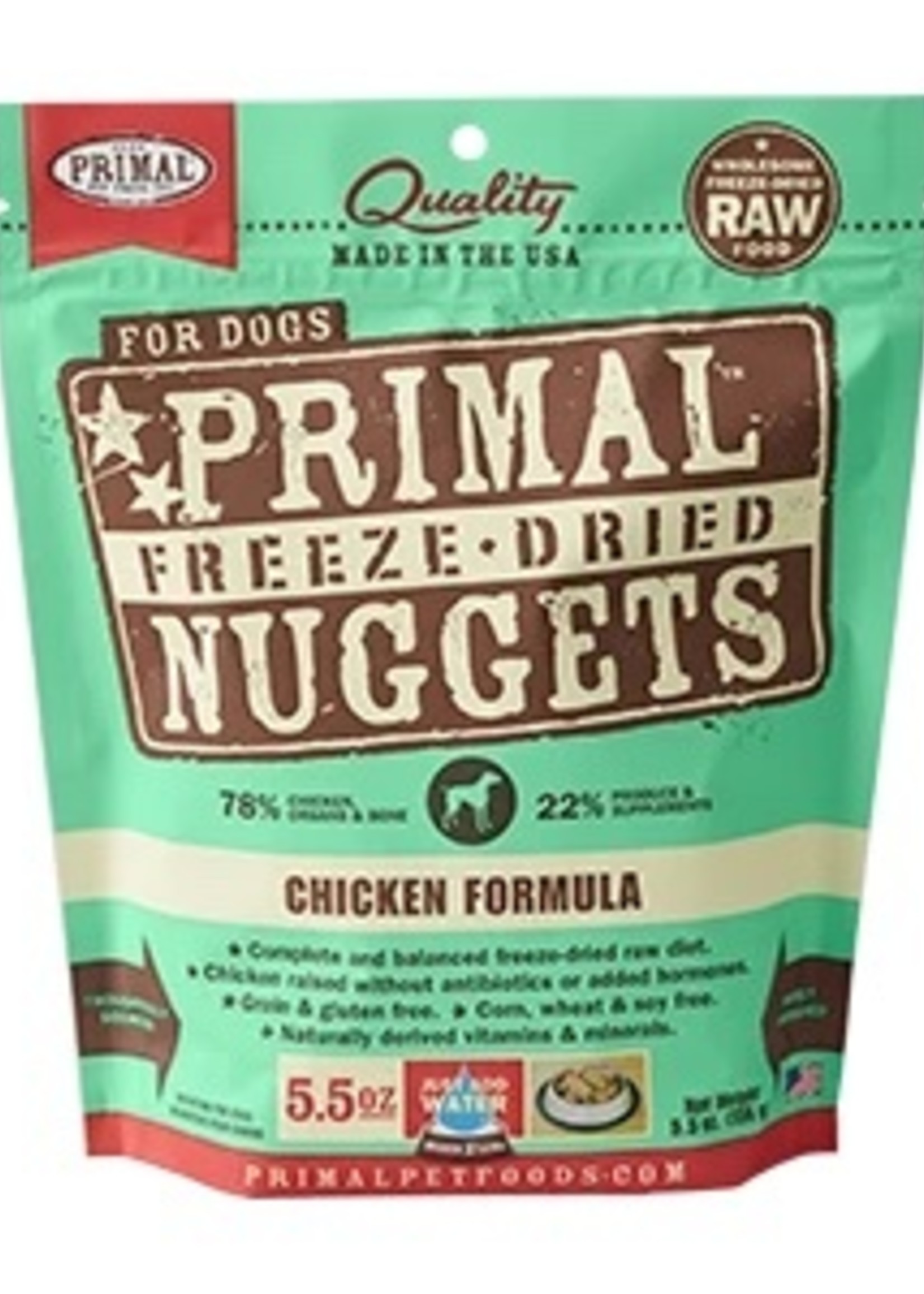 Primal Primal Dog Freeze Dried Chicken Nugget 5.5 oz.