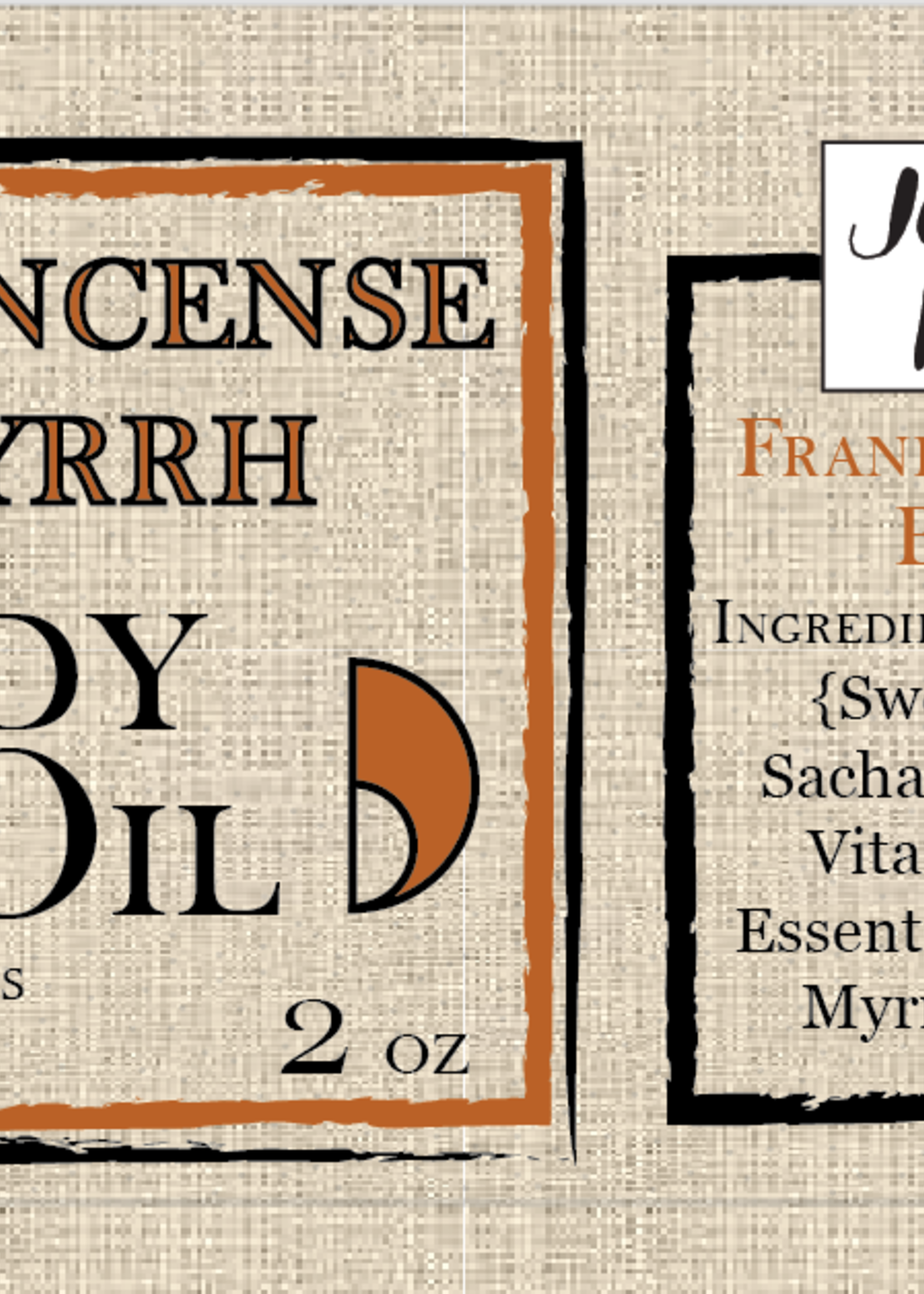 South Austin People Frankincense and Myrrh Body Oil 2 oz