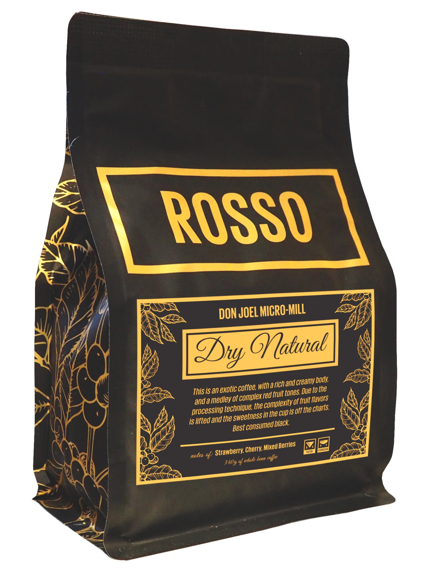 Bag of Rosso Don Joel Dry Natural coffee