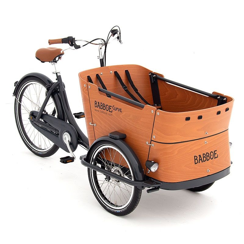 Babboe bakfiets tricycle model.