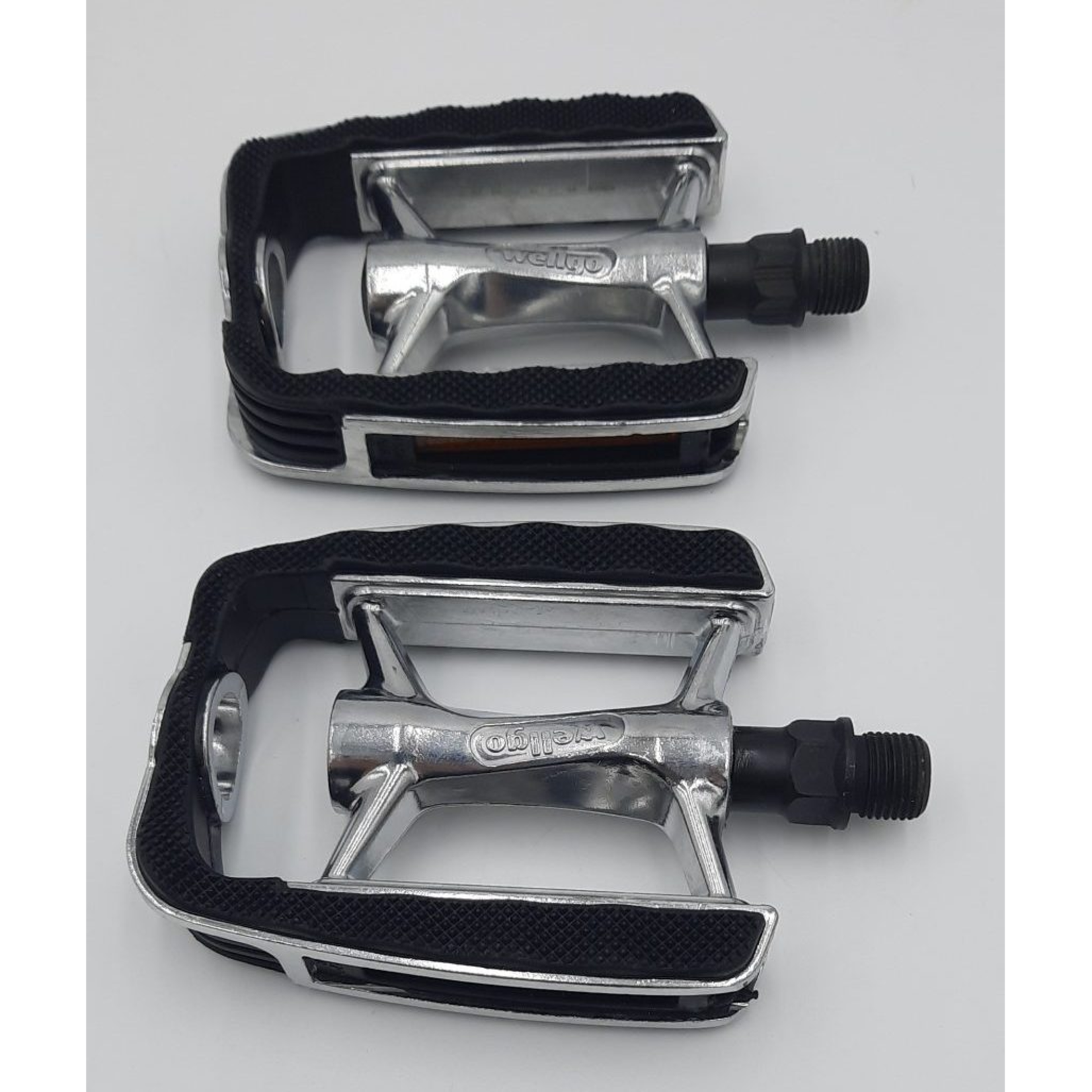 Wellgo Wellgo Pedal 9/16  silver alloy w/rubber