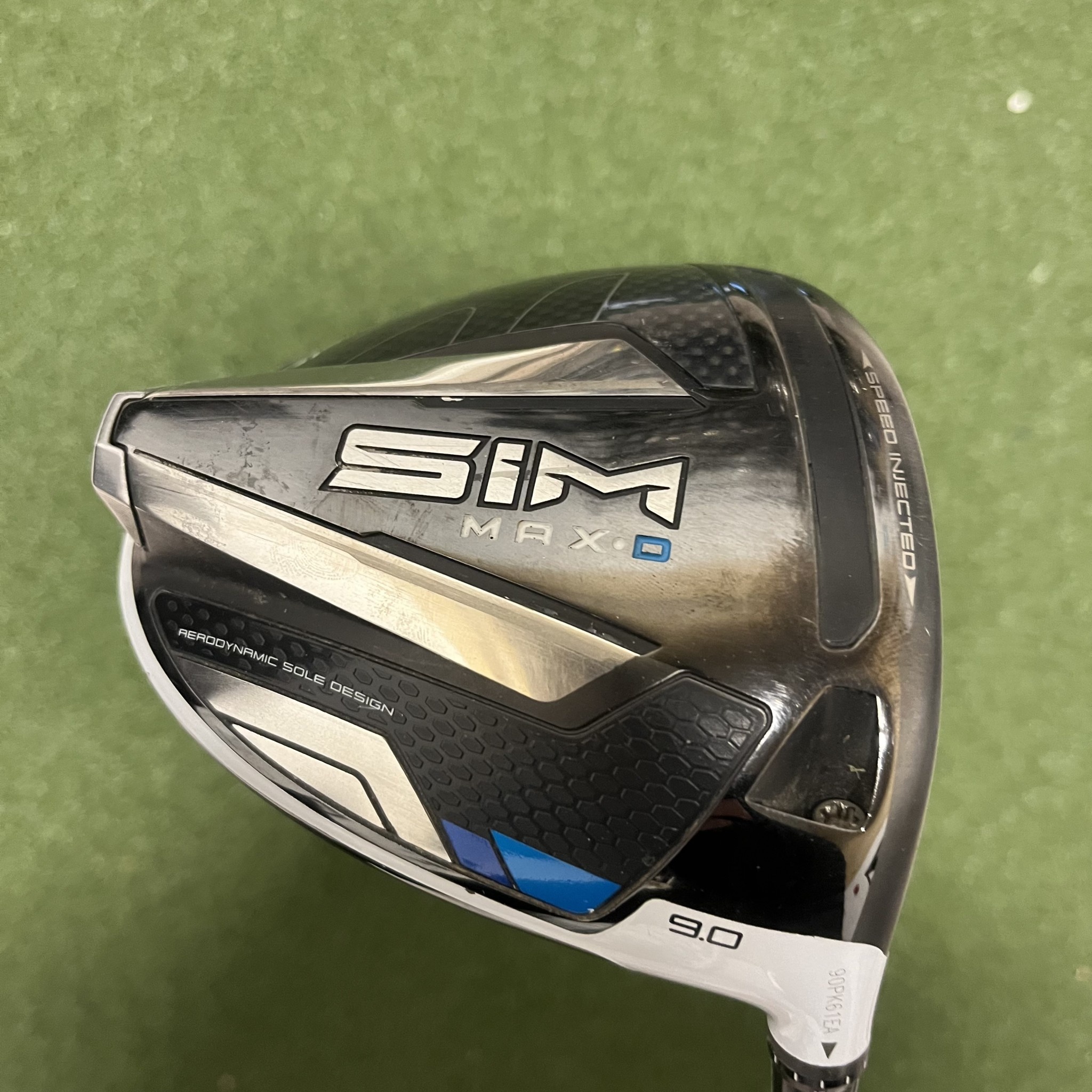 (Pre-owned) Taylormade Sim Max D 9* Driver Motore X F3 6 Stiff