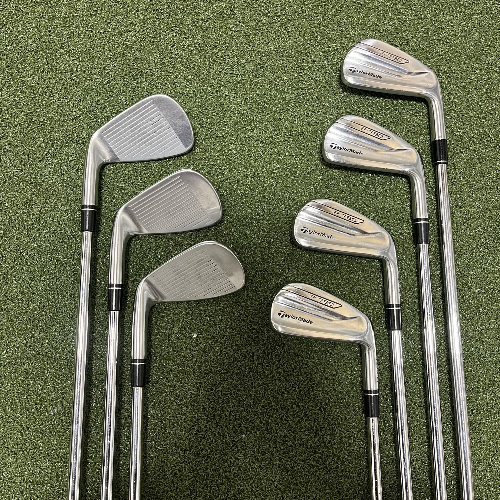 TaylorMade (Pre-owned) Taylormade P790 Iron Set 4i-AW Dynamic Gold 105 R300 Regular Flex (RH)