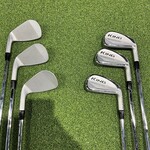 Cobra (Pre-owned) Cobra Forged Tec One Length Iron Set 5i-PW KBS $-Taper Lite Stiff Flex (RH)