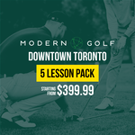 Modern Golf Downtown Toronto - 5 Lesson Pack