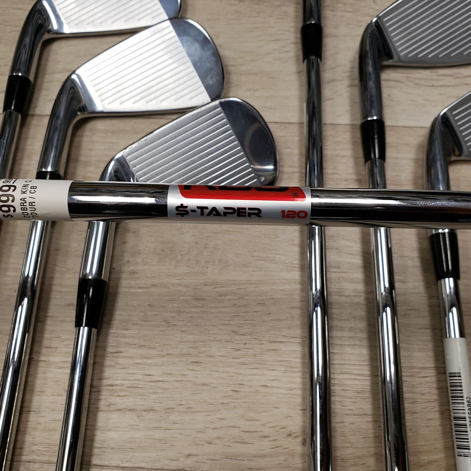 Cobra (Demo) Cobra King Tour Iron Set 4-PW KBS $-Taper 120 Stiff Flex (RH)