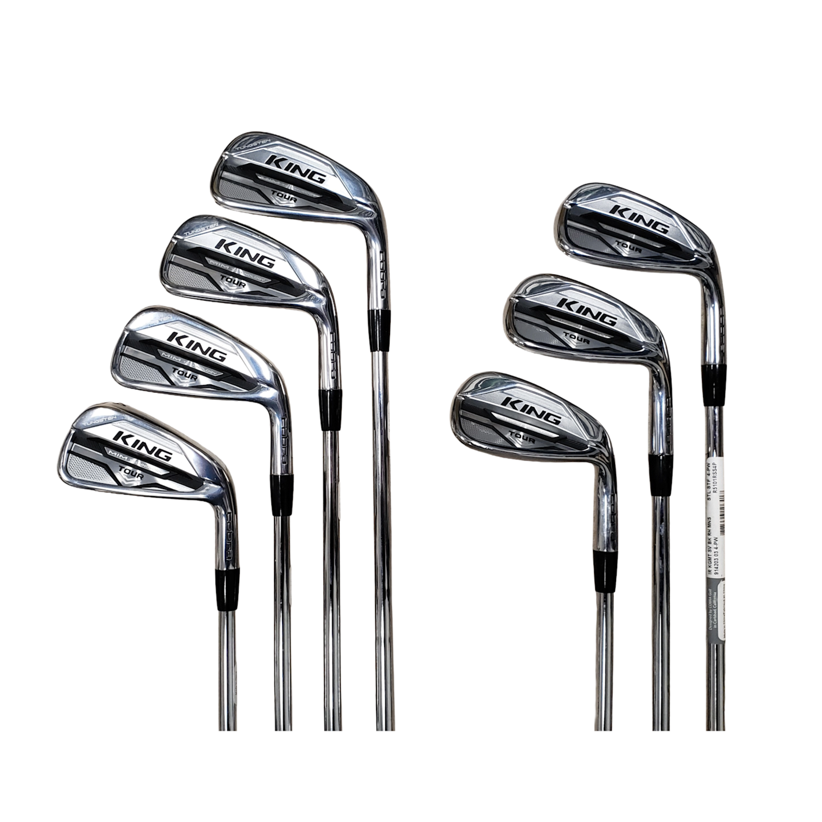 Cobra (Demo) Cobra King Tour Iron Set 4-PW KBS $-Taper 120 Stiff Flex (RH)