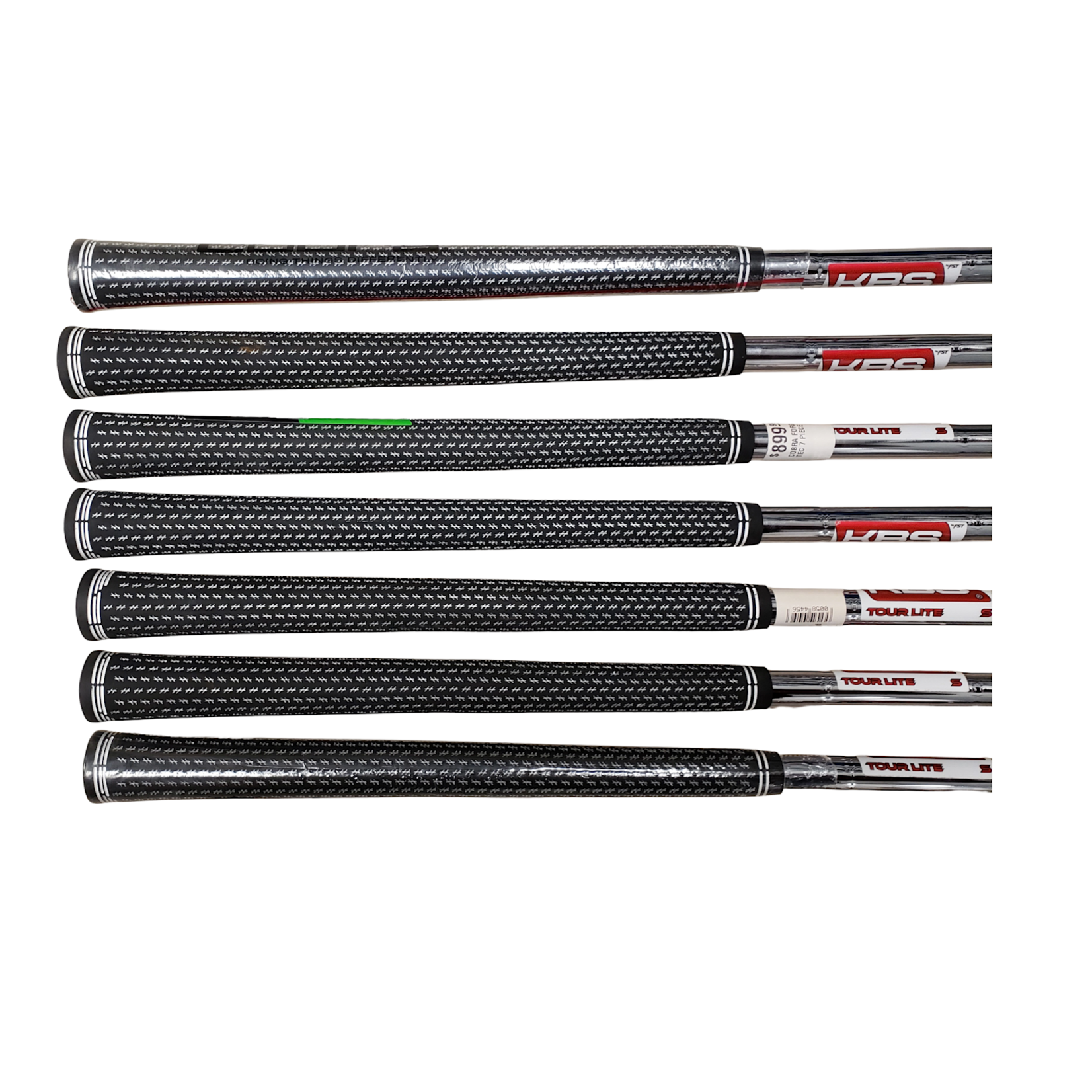 Cobra (Demo) Cobra Raw Forged Tec X Iron Set 5-PW, GW KBS Tour Lite Stiff Flex (RH)
