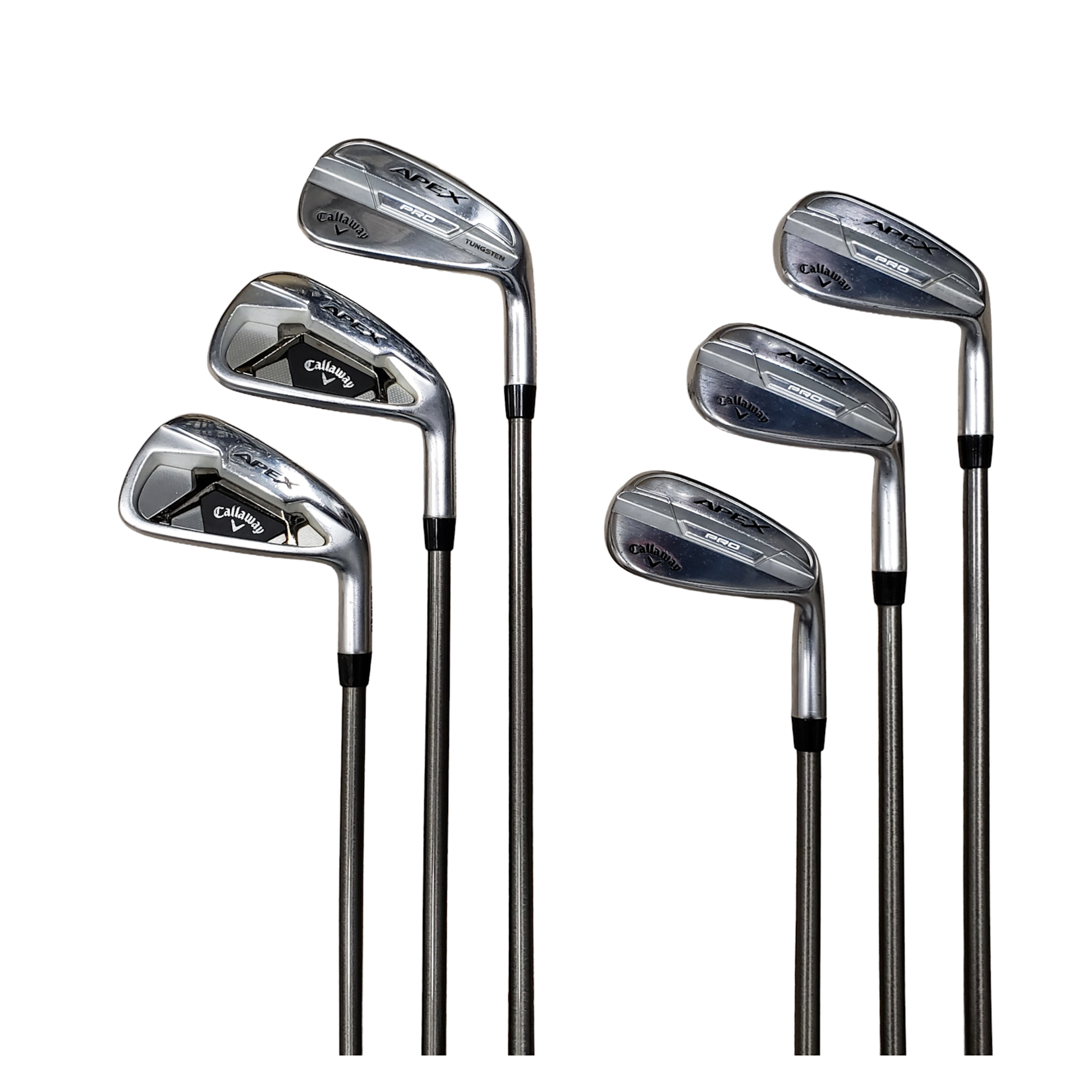 Callaway (Demo) Callaway Apex/Apex Pro Combo Iron Set 5-PW SteelFiber i80 CW Regular Flex (RH)