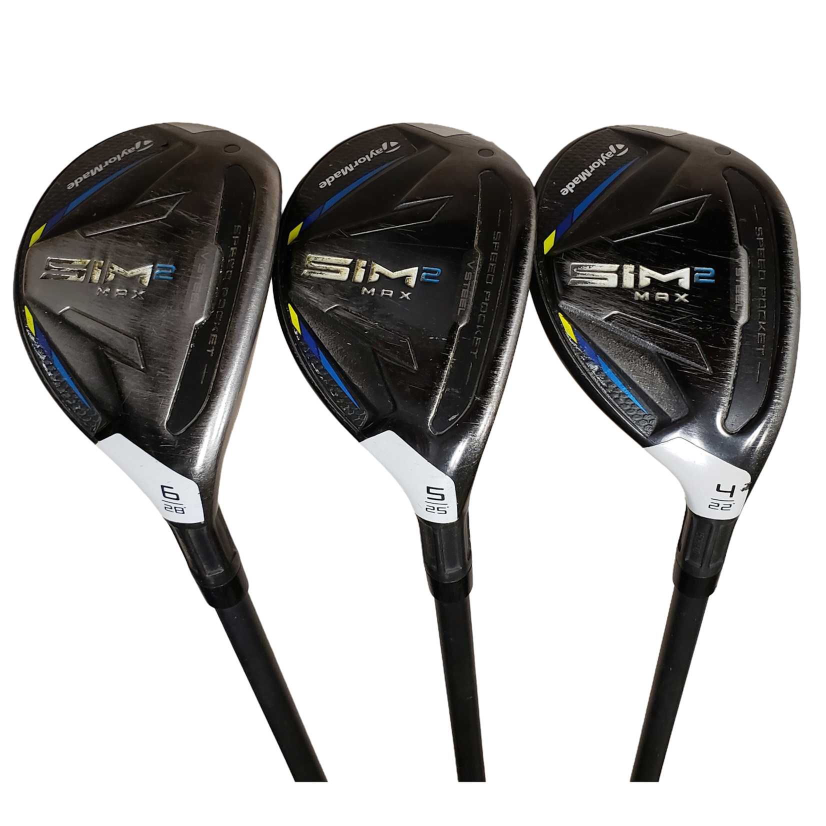 TaylorMade (Demo) TaylorMade SIM2 Iron Set 4,5,6HY, 7-PW KBS Max 65 Regular Flex (RH)