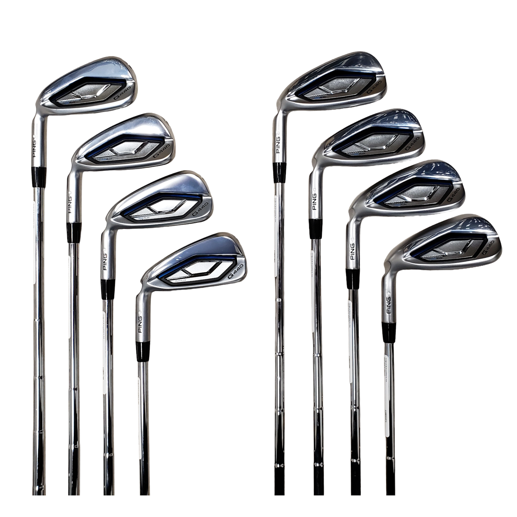 Ping (Demo) PING G440 Iron Set 5-PW, UW, 52* Dynamic Gold Mid 115 Stiff Flex (LH)
