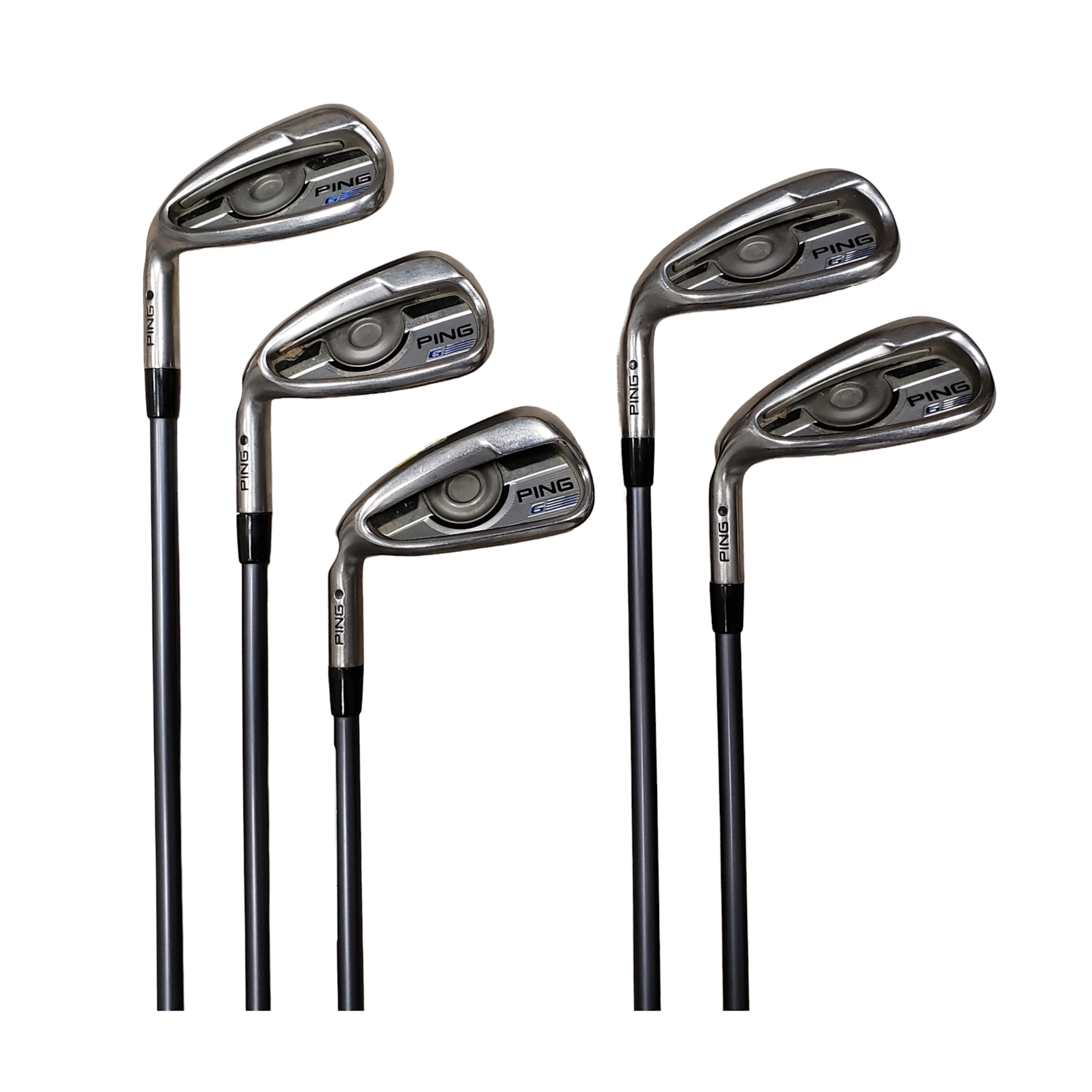 Ping (Demo) PING G Iron Set 7-PW, UW Graphite CFS 65 Senior Flex (LH)