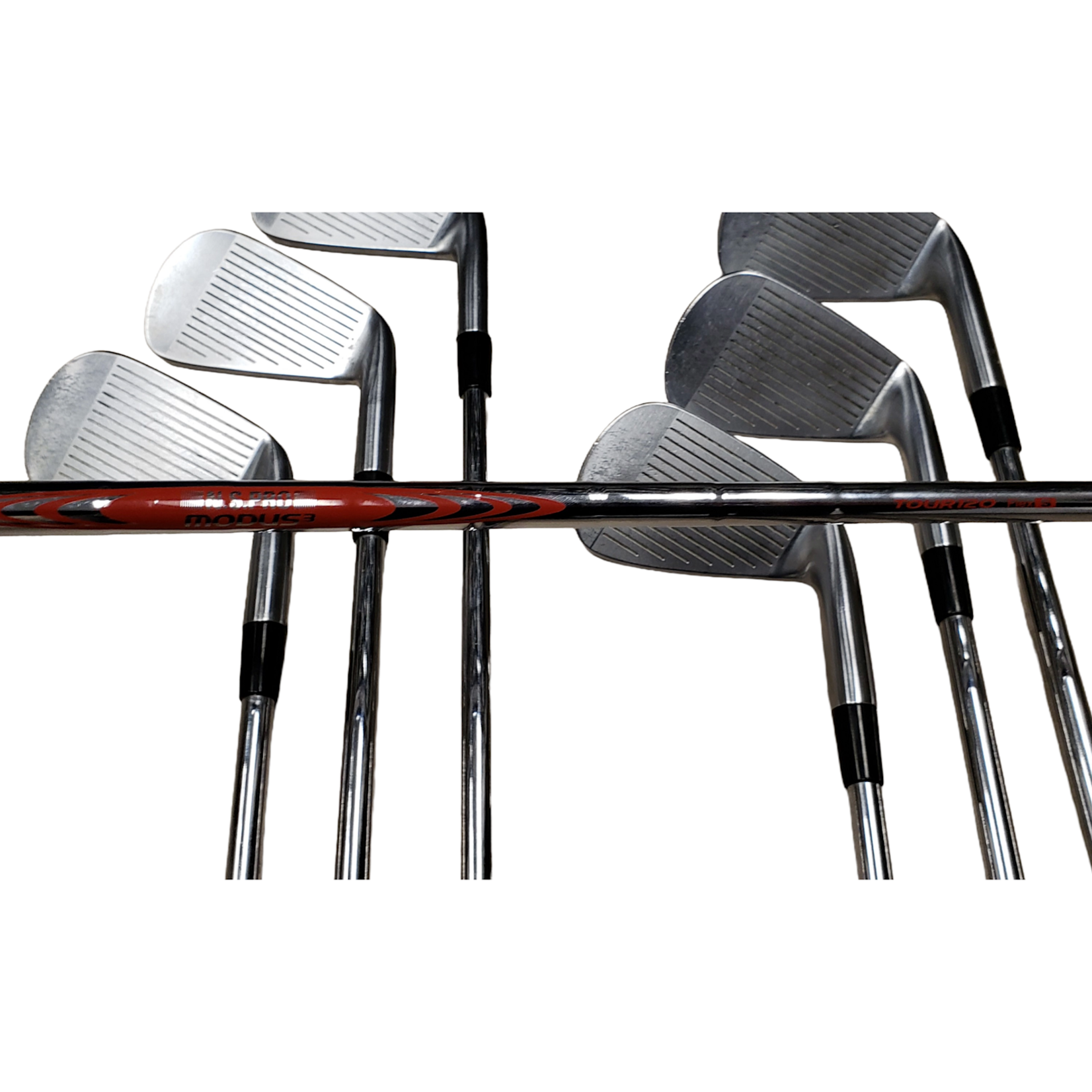 TaylorMade (Demo) TaylorMade P 7MC Forged Iron Set 4-PW N.S Pro Modus3 Stiff Flex (LH)