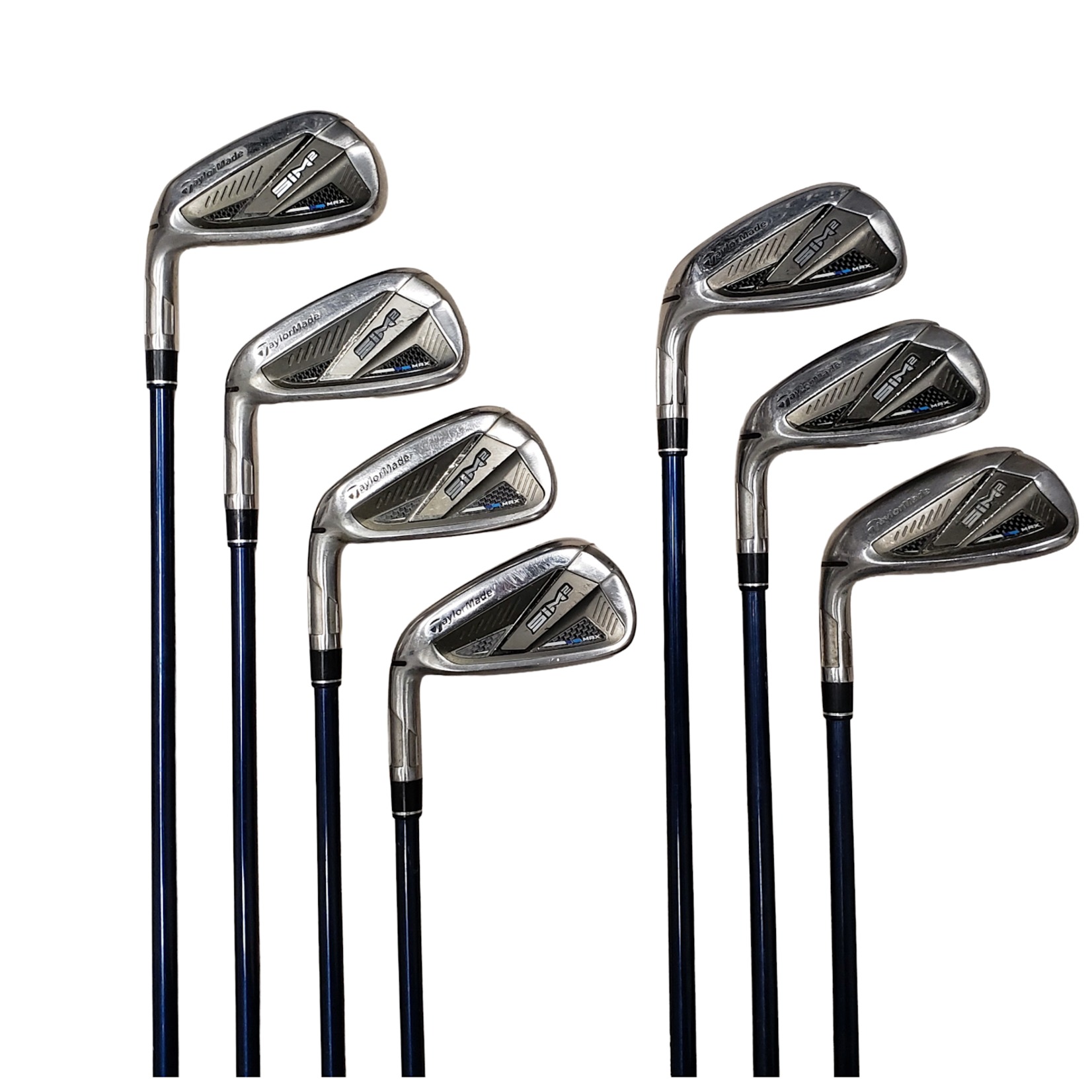 TaylorMade (Demo) TaylorMade SIM2 Max Iron Set 5-PW, AW Ventus Blue 6-Regular Flex (LH)