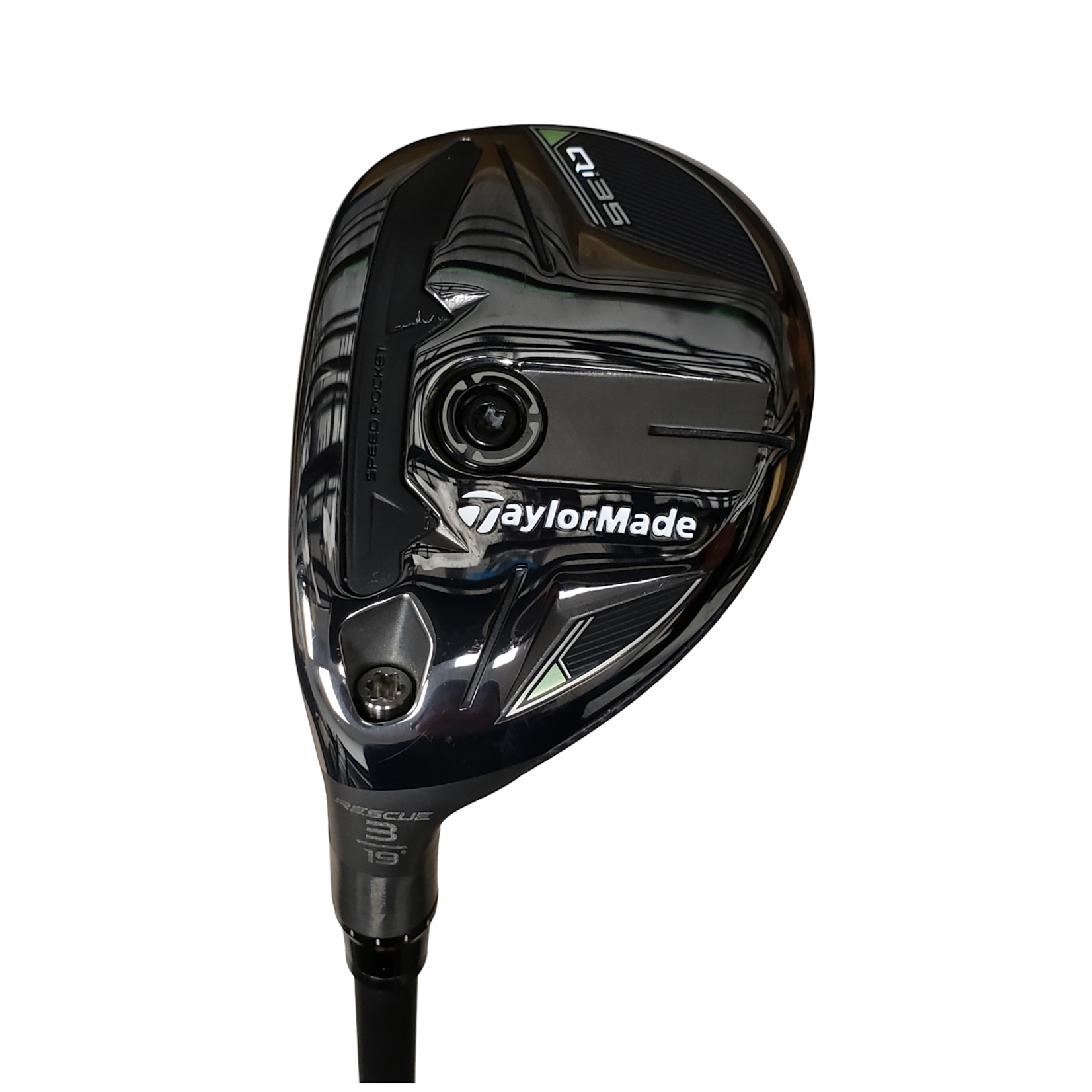 TaylorMade (Demo) TaylorMade Qi35 3 Hybrid Kai'li Blue 95 X-Stiff Flex (LH)