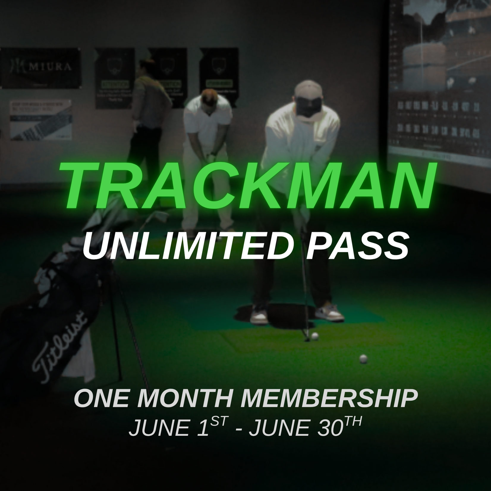 Modern Golf 1 Month Unlimited Trackman Pass - TORONTO EAST EXCLUSIVE