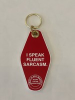 Meriwether I Speak Fluent Sarcasm keychain