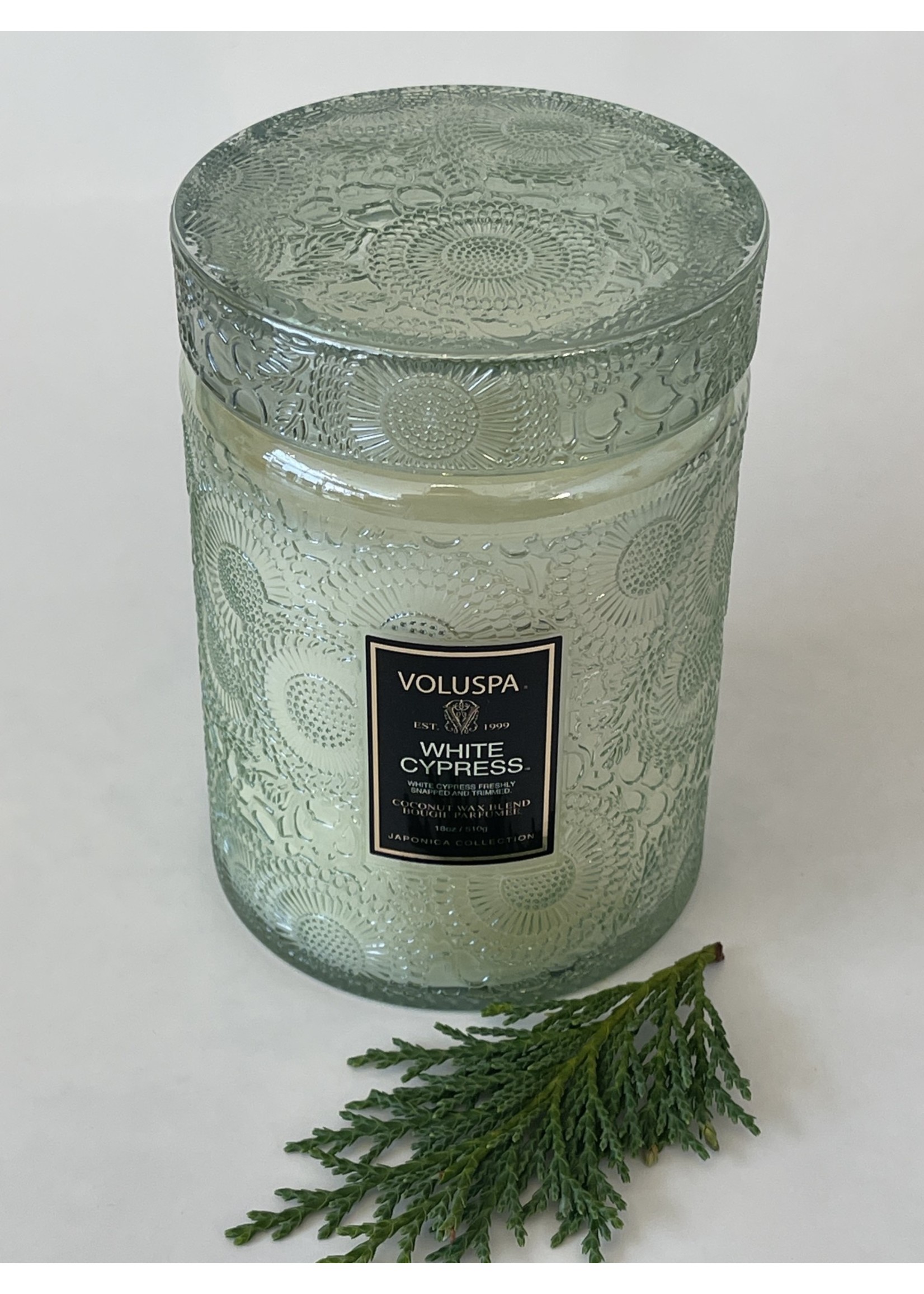 Voluspa White Cypress Large Jar