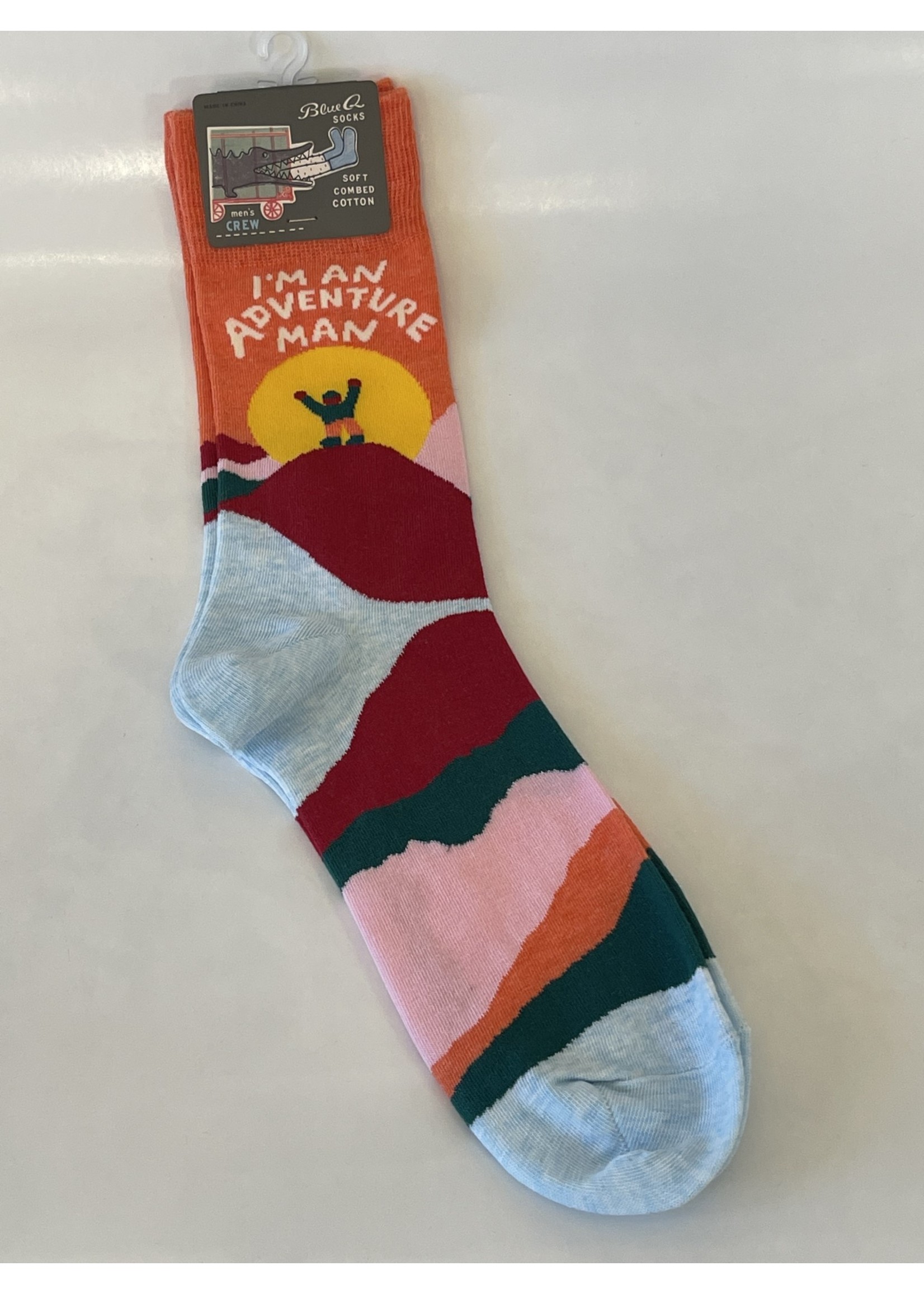 Blue Q Adventure Man socks