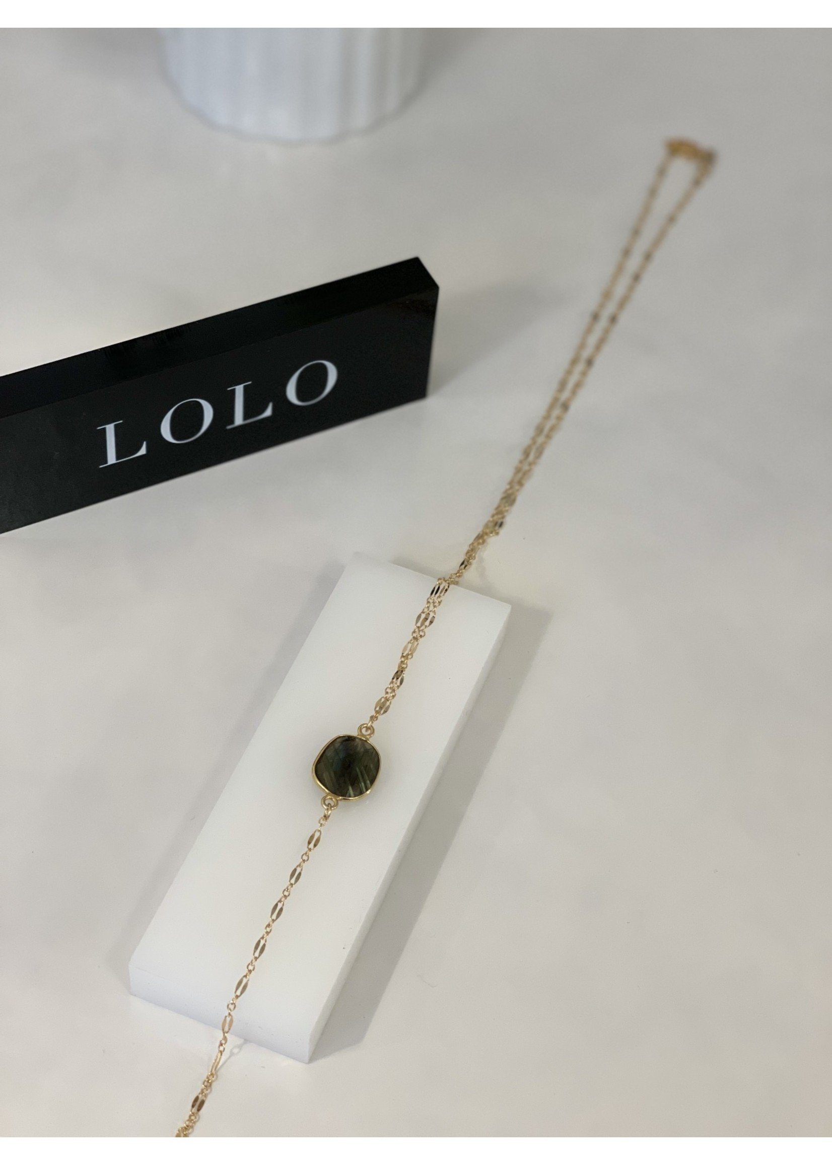 Lolo LOLO Lariat Necklace - Labradorite