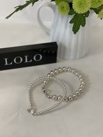 Lolo LOLO Silver Ball Bracelet - 4 mm petit