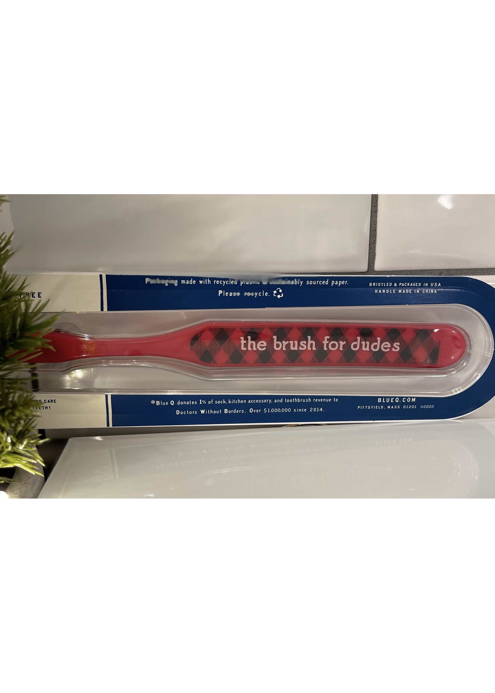 Blue Q Dude Toothbrush