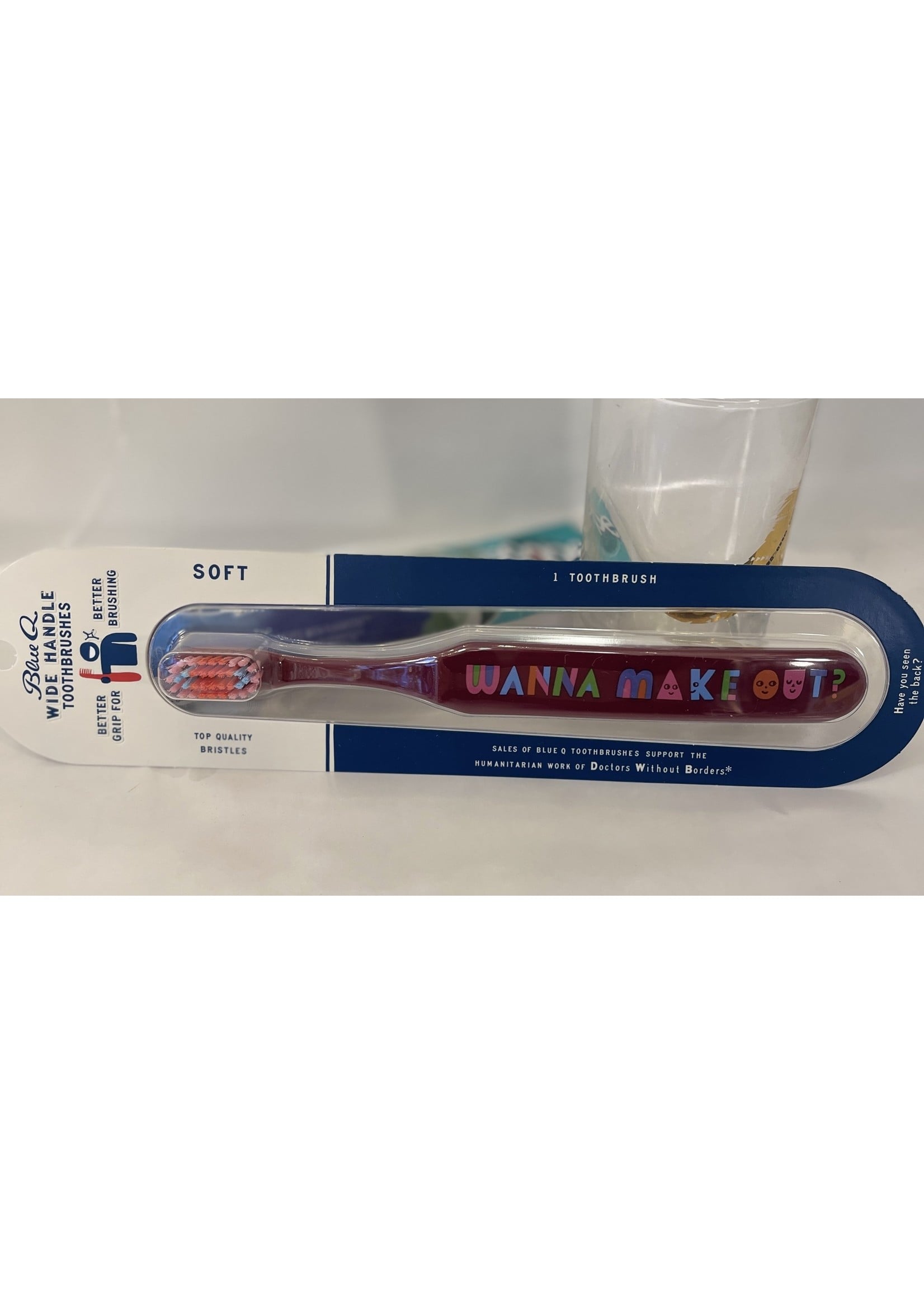 Blue Q Wanna Make Out Toothbrush