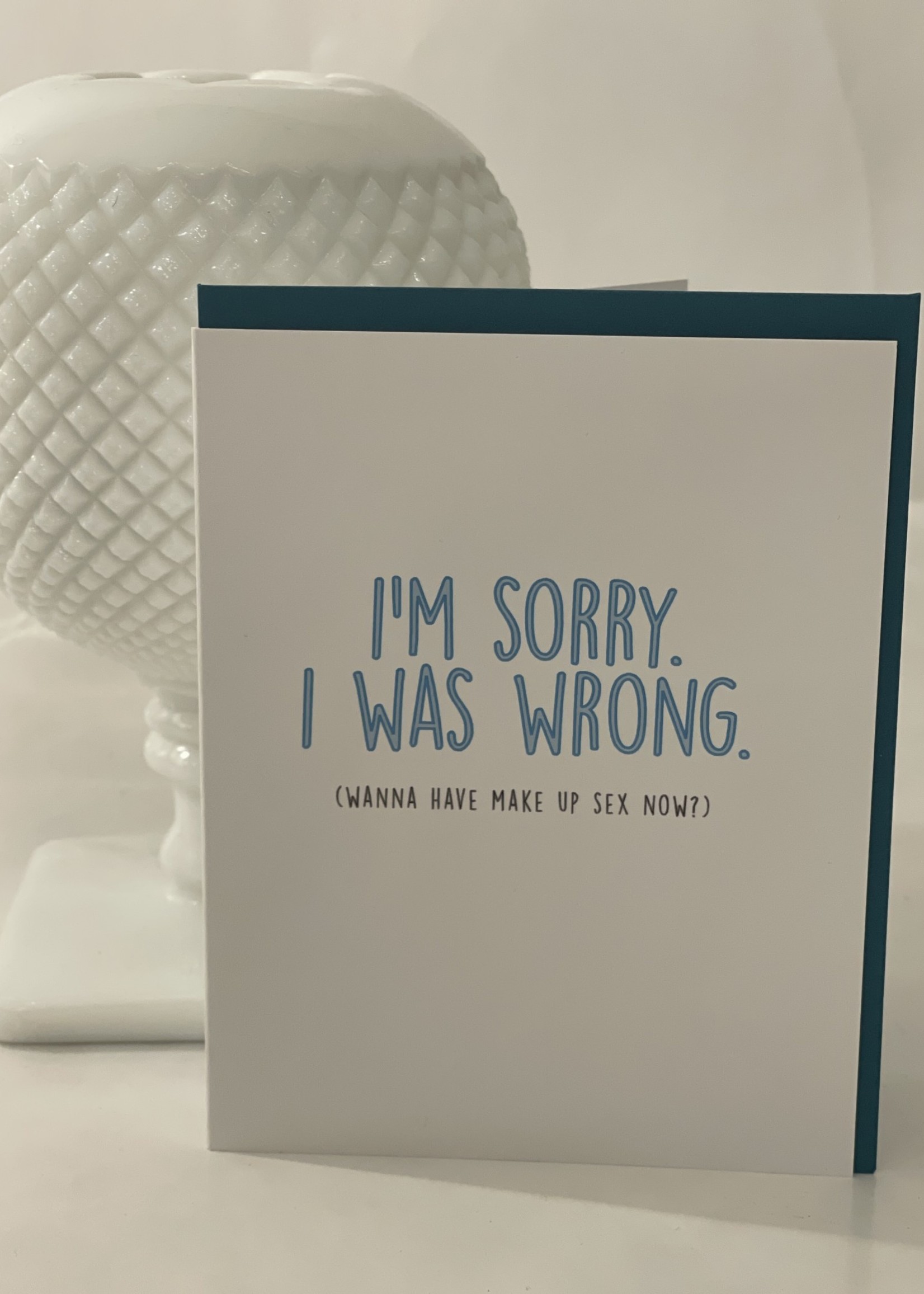 Meriwether I'm Sorry I was Wrong... makeup sex card