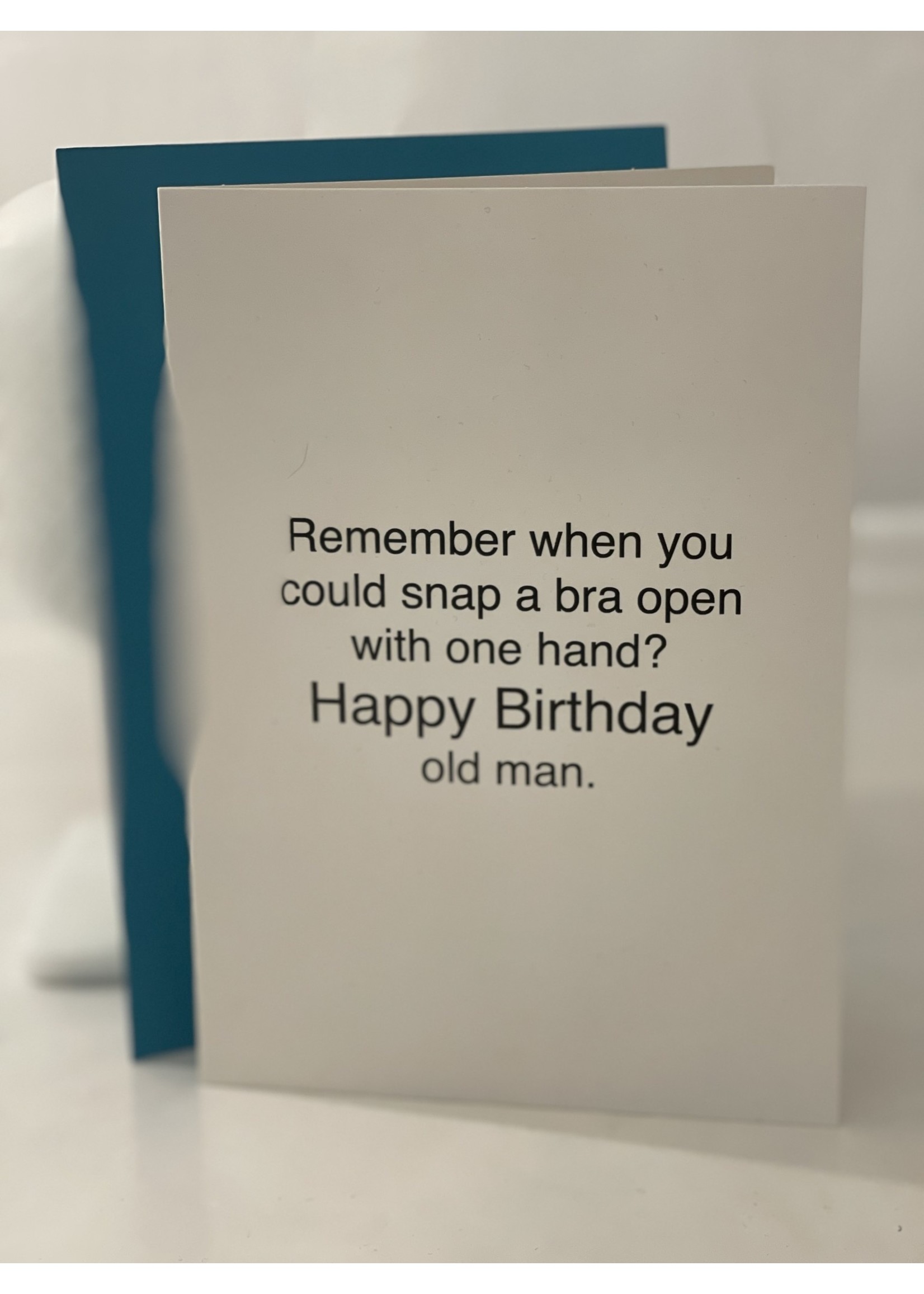 Old Man Birthday Card