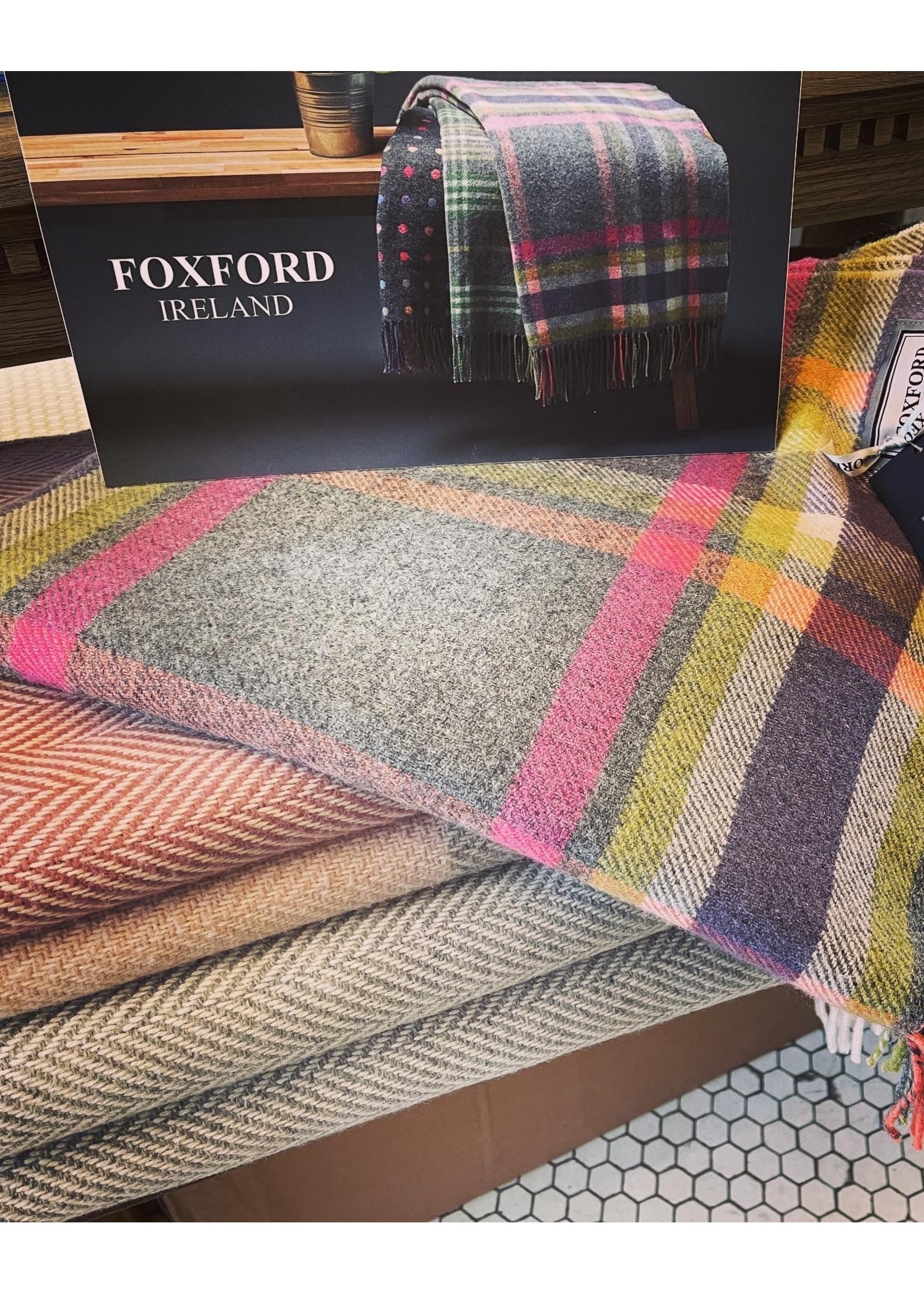 Foxford Mills Foxford Mills -LambswoolThrow -  The Fiadh