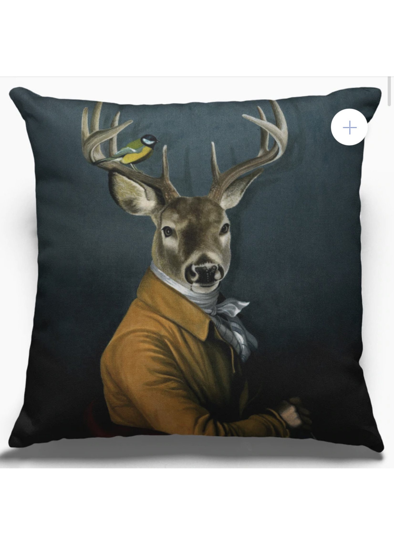 Moderny Sovereign Series Pillows - Buck Deer w/bird