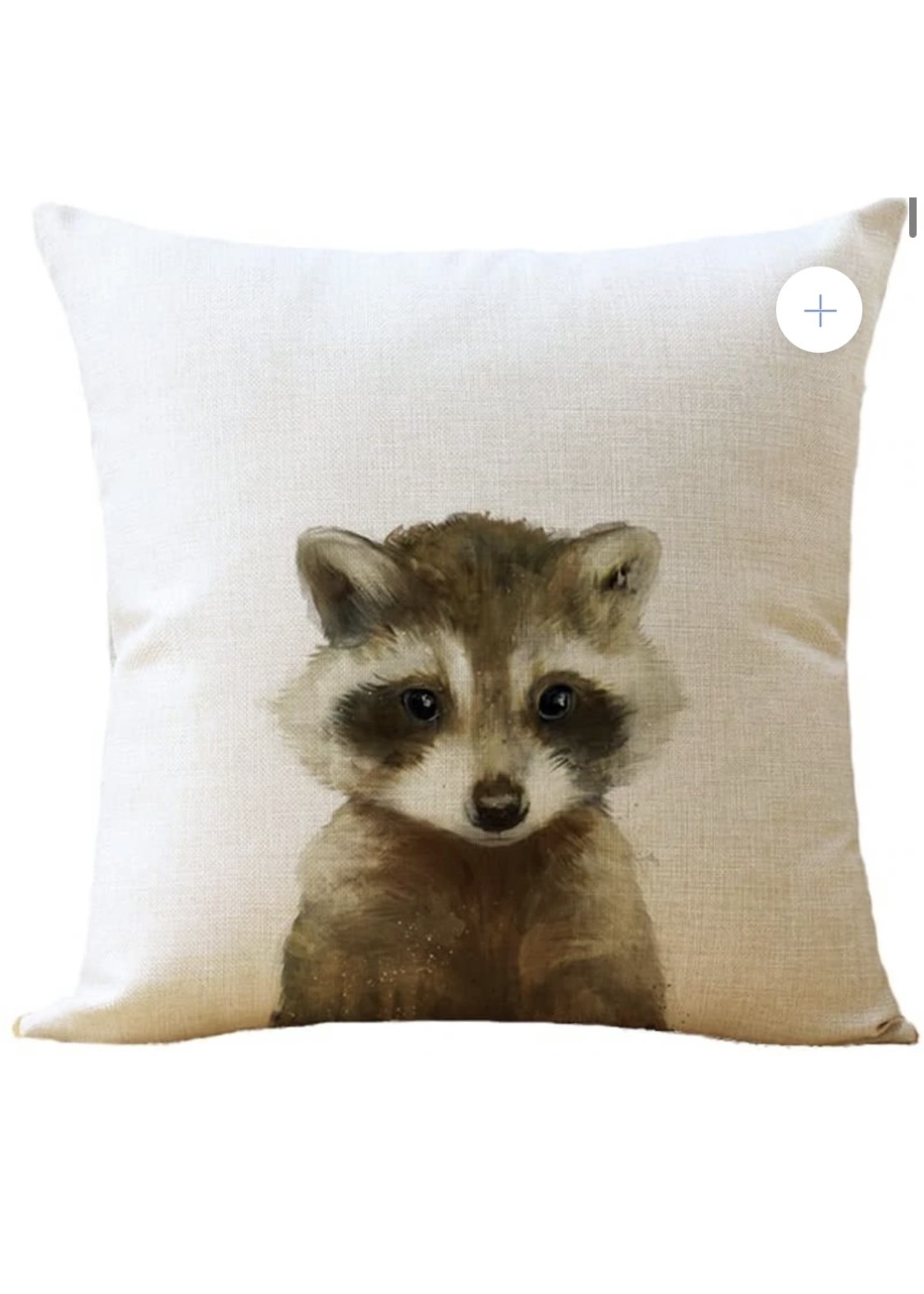 Moderny Baby Animals Pillow - Raccoon