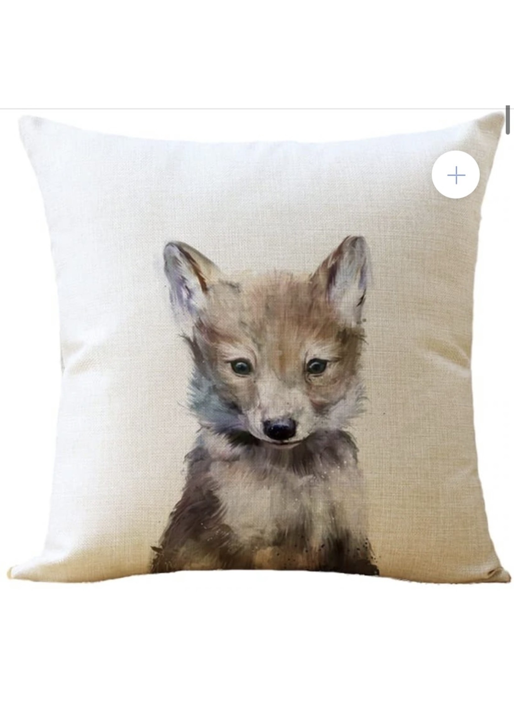 Moderny Baby Animals Pillow - Fox