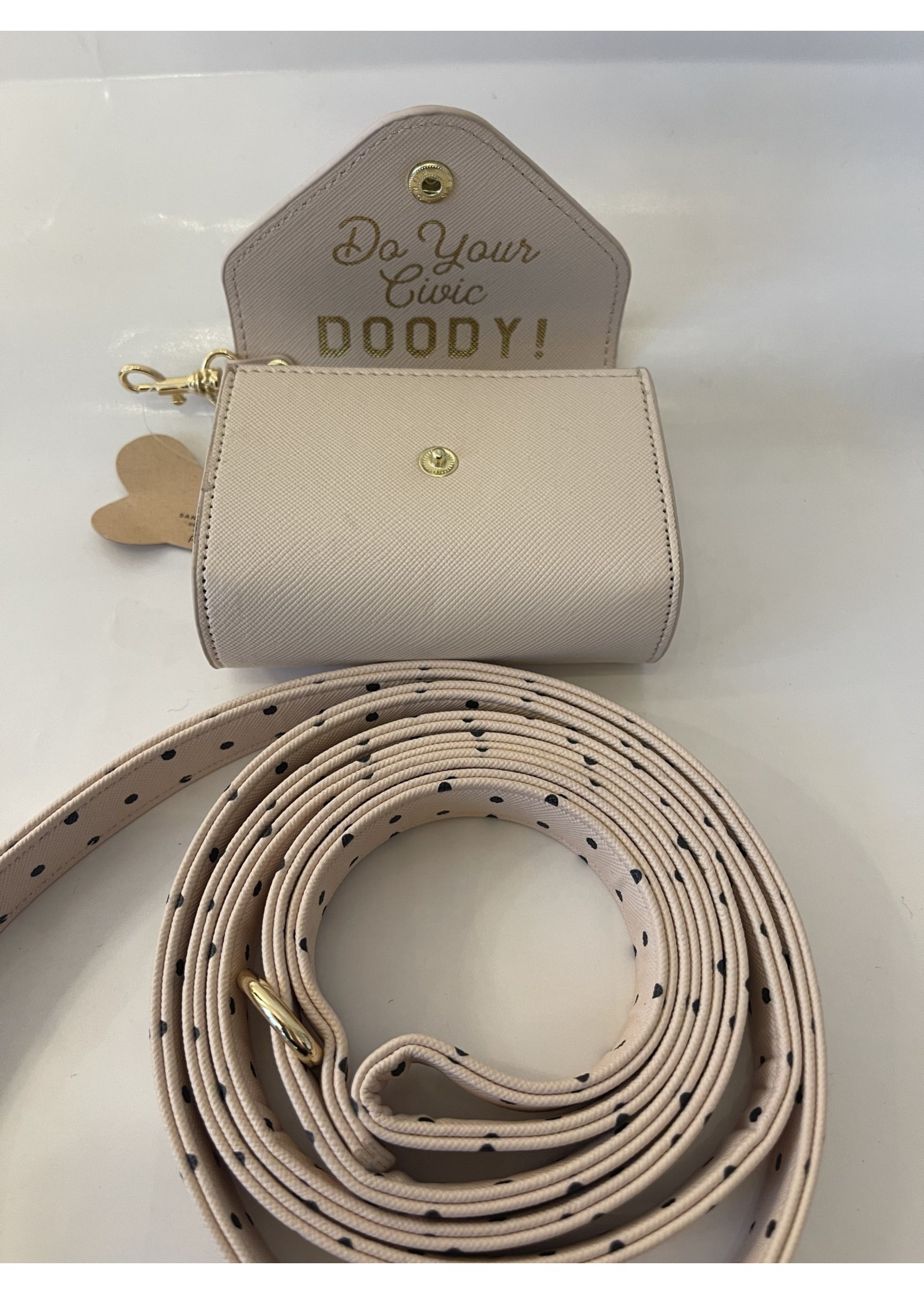 Creative Brands Saffiano Leather Leash - Blush