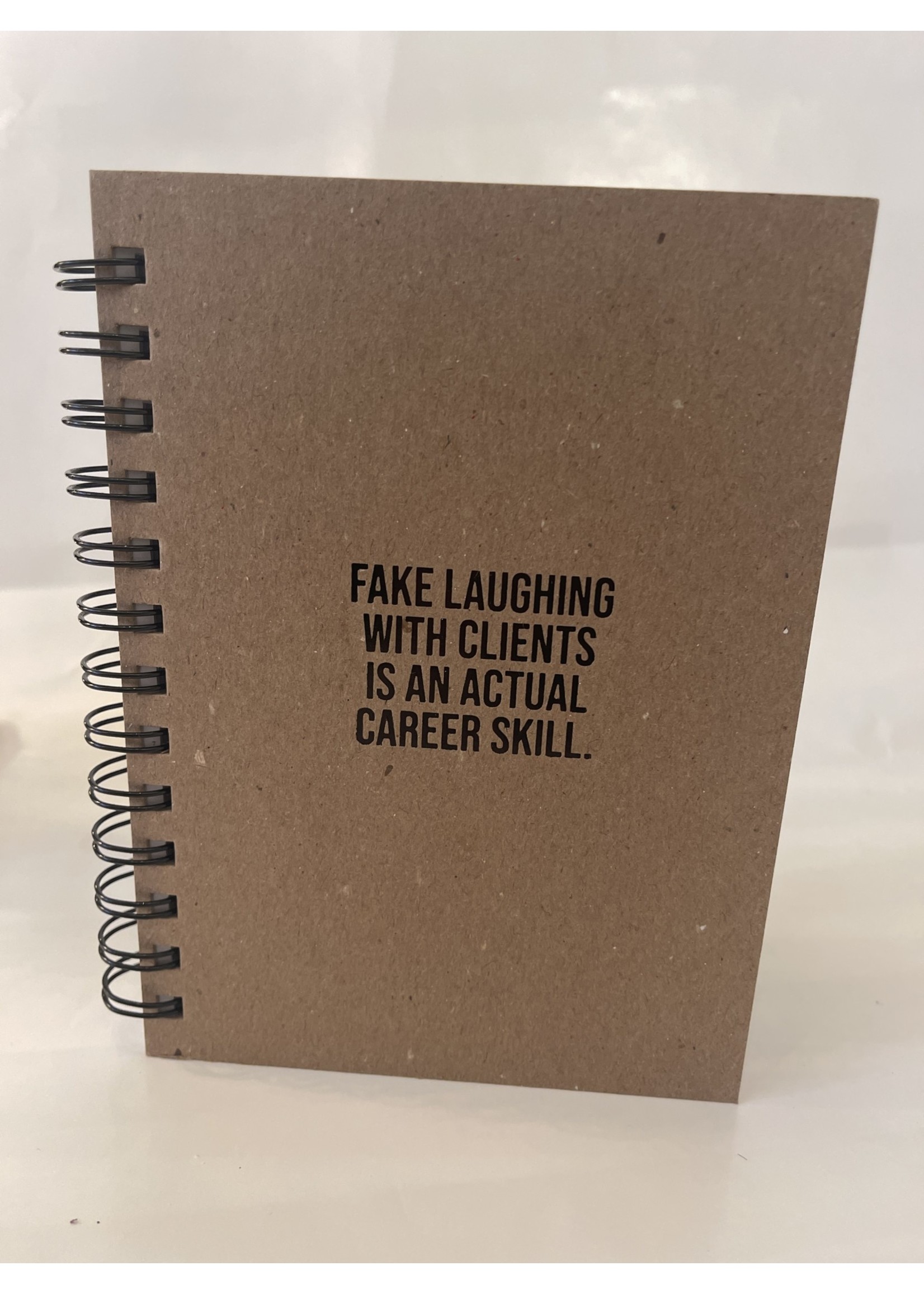 Meriwether Fake Laughing w/ Clients notebook - Journal